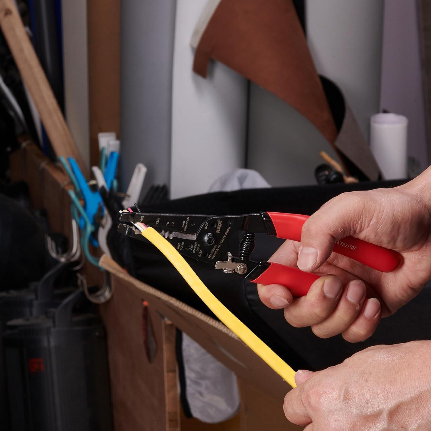 Cortador Desforrador de Alambre KATA 12-16 AWG Ergonómico