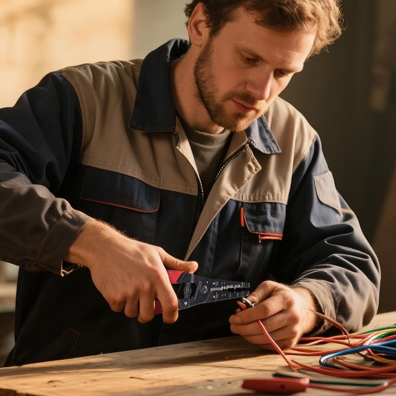 Cortador Desforrador de Alambre KATA 12-16 AWG Ergonómico