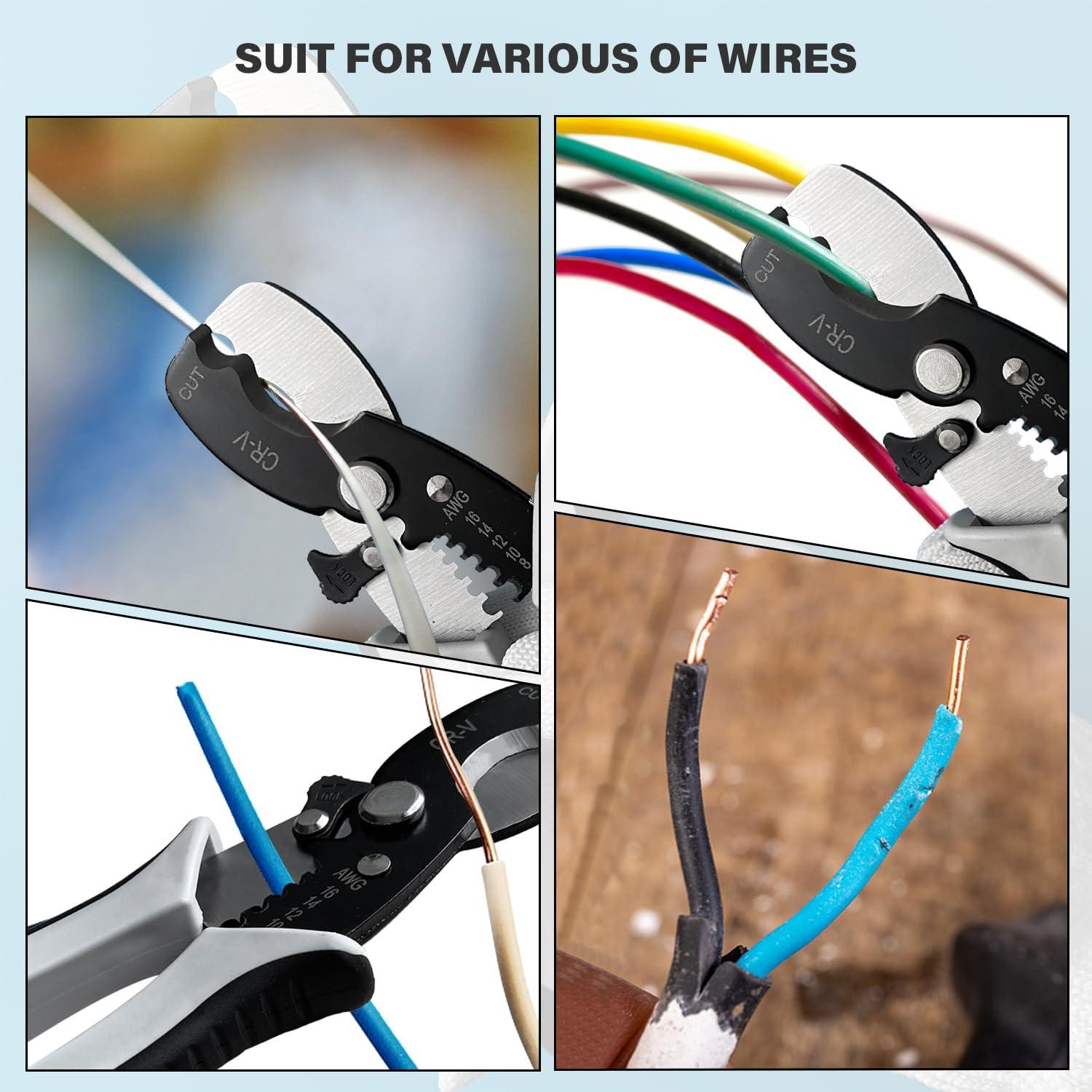 Cortadores de Alambre BOOSDEN 20 cm Alta Resistencia 2 en 1