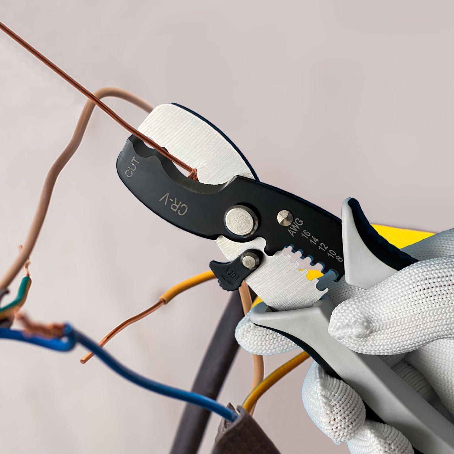 Cortadores de Alambre BOOSDEN 20 cm Alta Resistencia 2 en 1