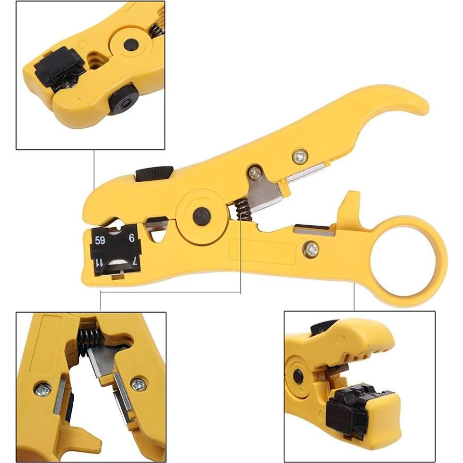 Cortador Desriptor Multifuncional WESTONETEK para Cables UTP y Coaxial