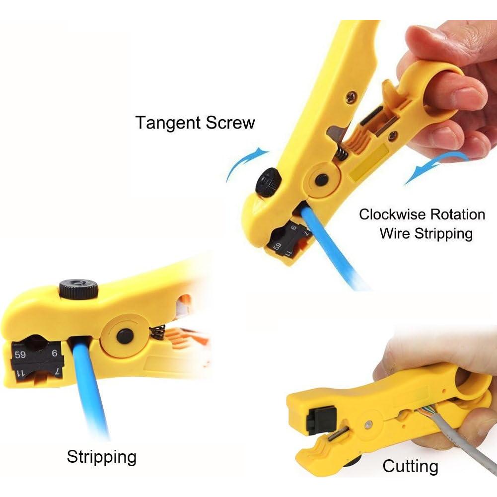 Cortador Desriptor Multifuncional WESTONETEK para Cables UTP y Coaxial