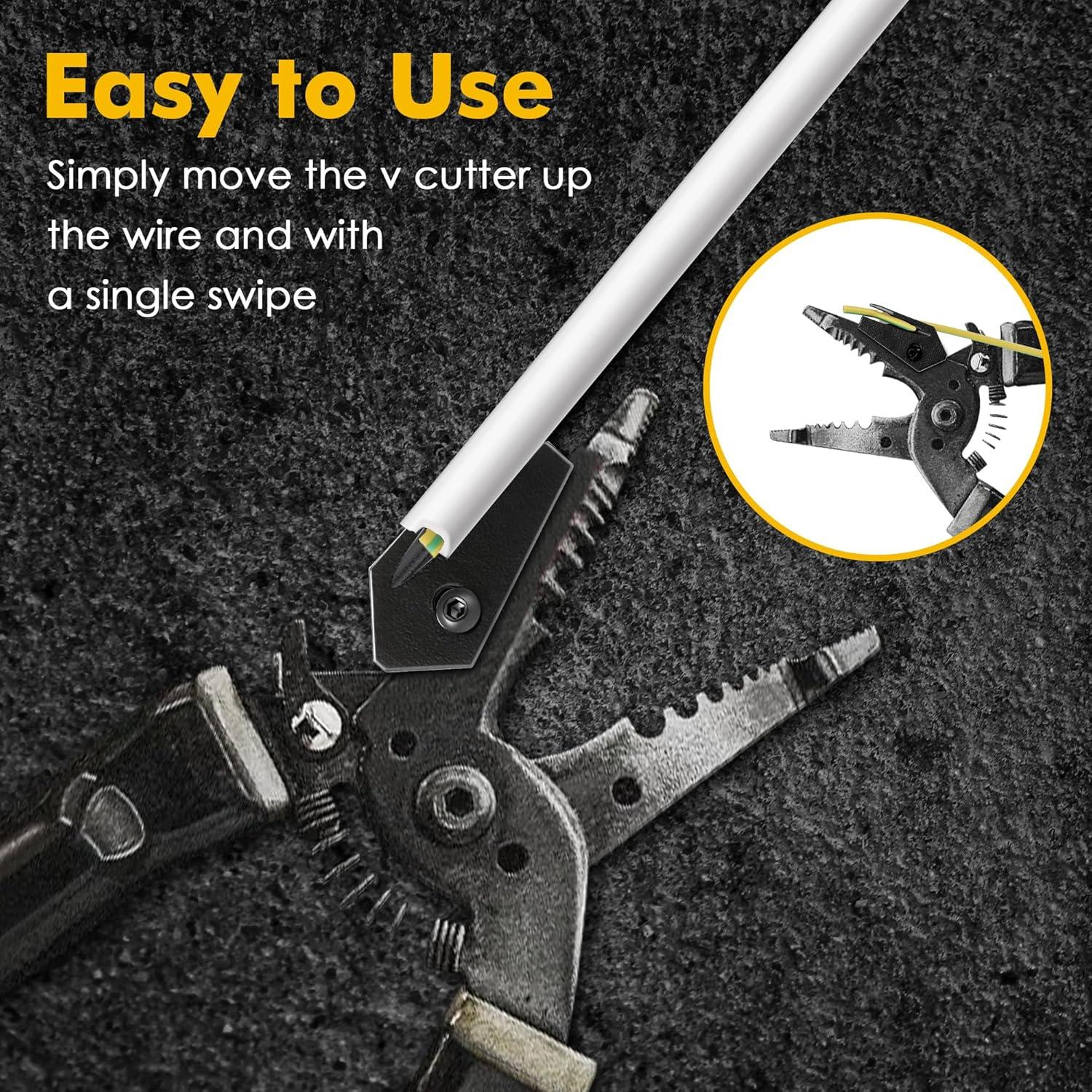 Cortadores en V Enhon 2 Pack Acero Inoxidable Negro