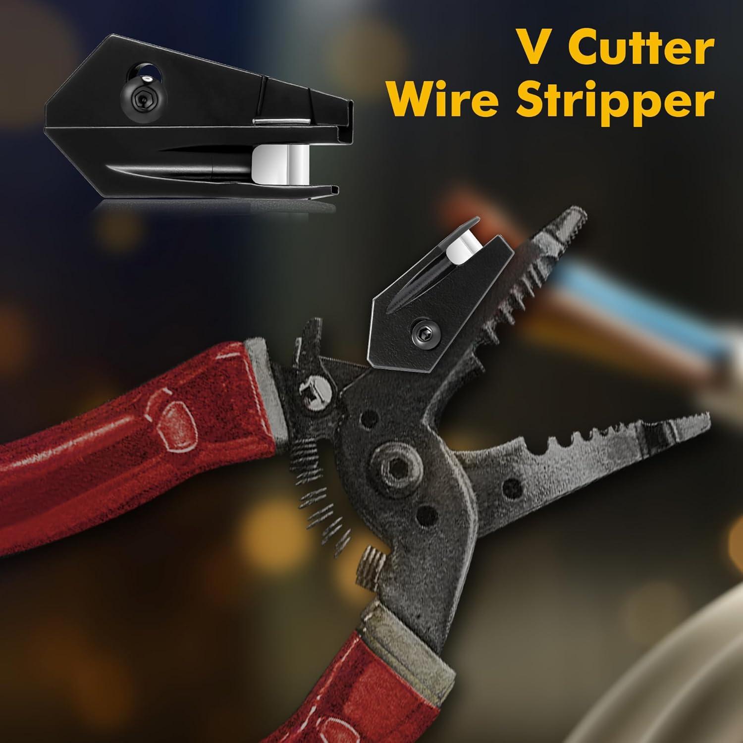 Cortadores en V Enhon 2 Pack Acero Inoxidable Negro