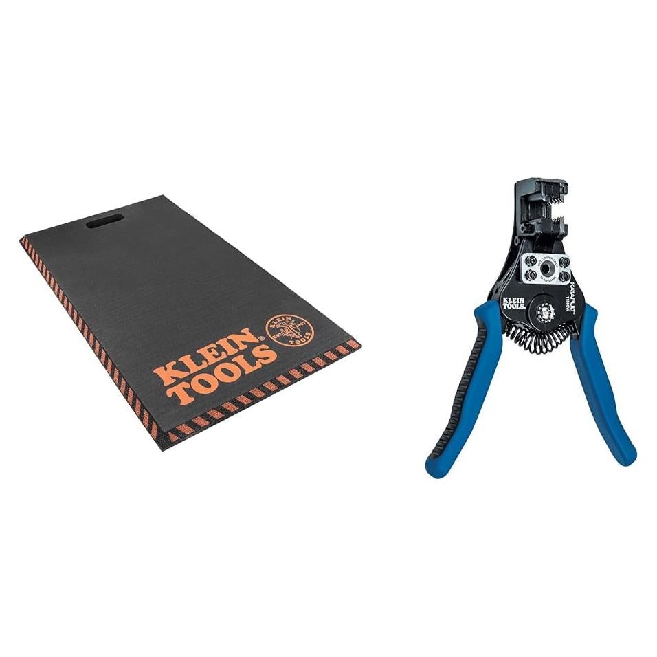 Klein Tools Almohadilla para Arrodillarse Grande + Cortador de Alambre