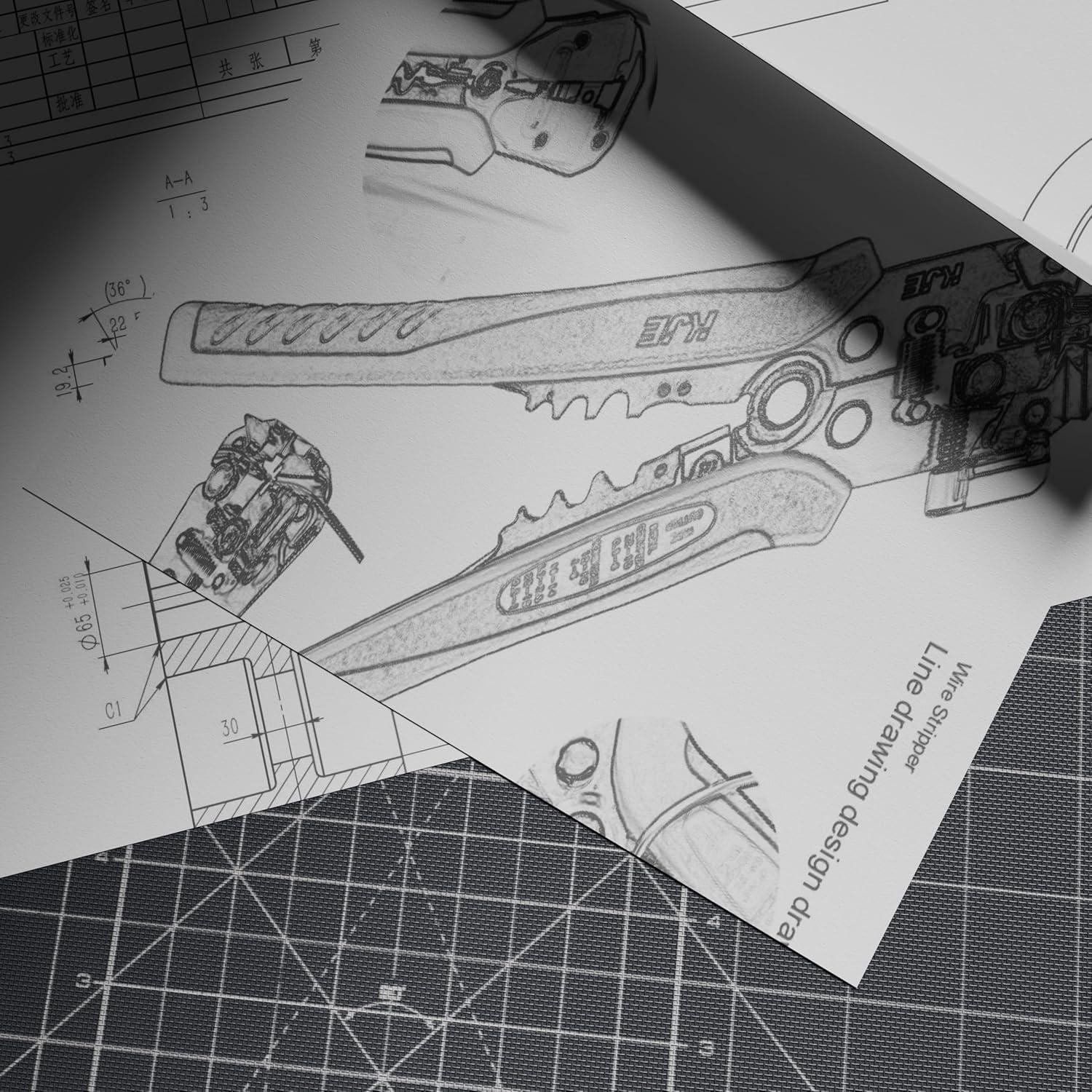 Pelacables Automático KJE 3 en 1 para Cables 10-24 AWG