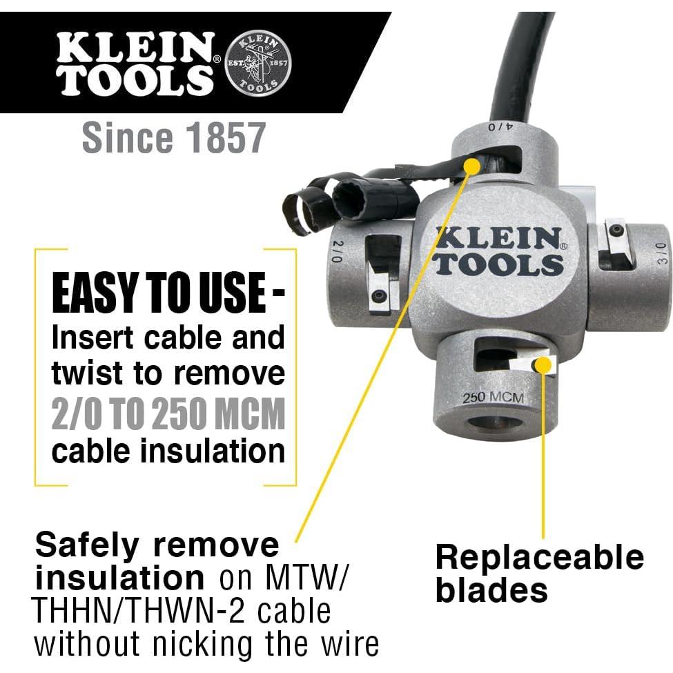 Desforrador de Cables Grande Klein Tools 250 MCM - 2/0