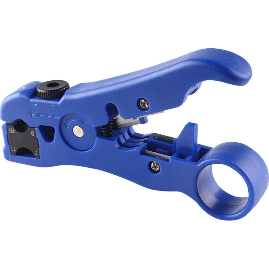 Cortador y Desforrador de Cable Coaxial FLYPIG RG59 RG6 RG7 RG11