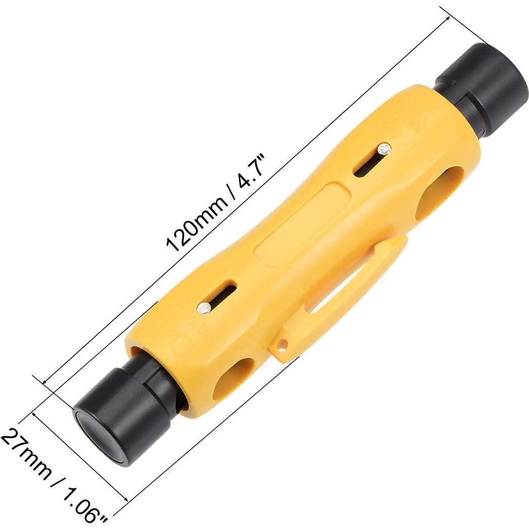 Destripador de Cable Coaxial uxcell RG6 RG11 Doble Cara 120mm