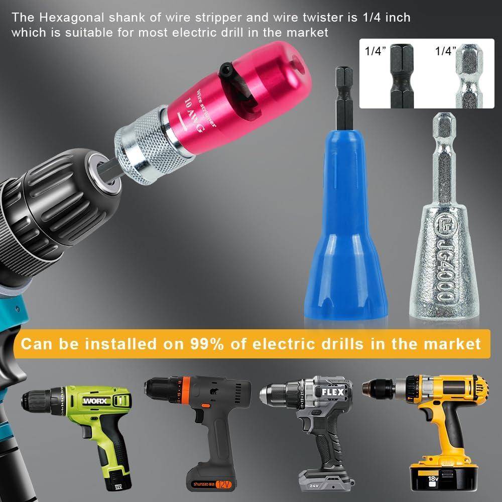 Desforrador de Cables para Taladro 5 Piezas PRO - Yiwu