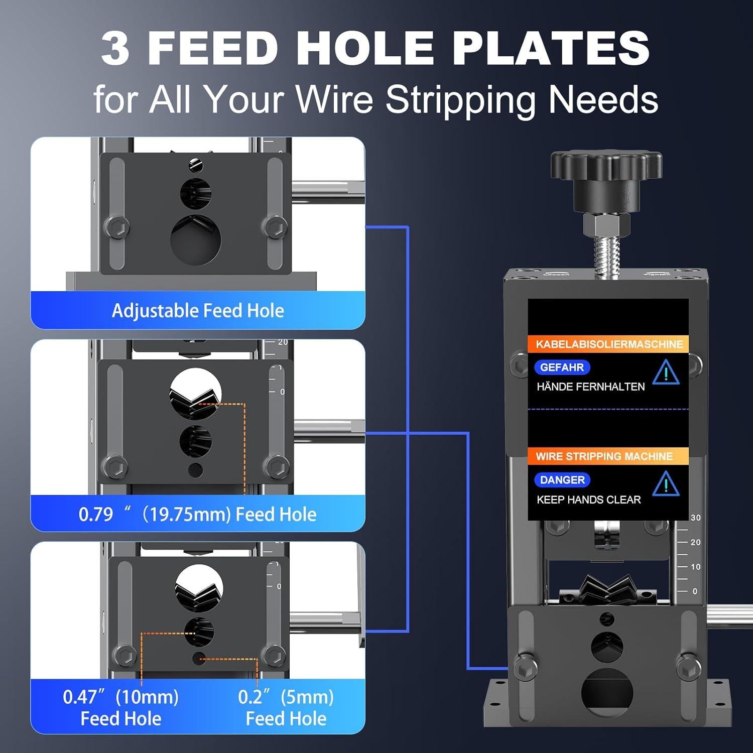Máquina Manual de Desforrado de Cables KO-ONE 1.5-30mm