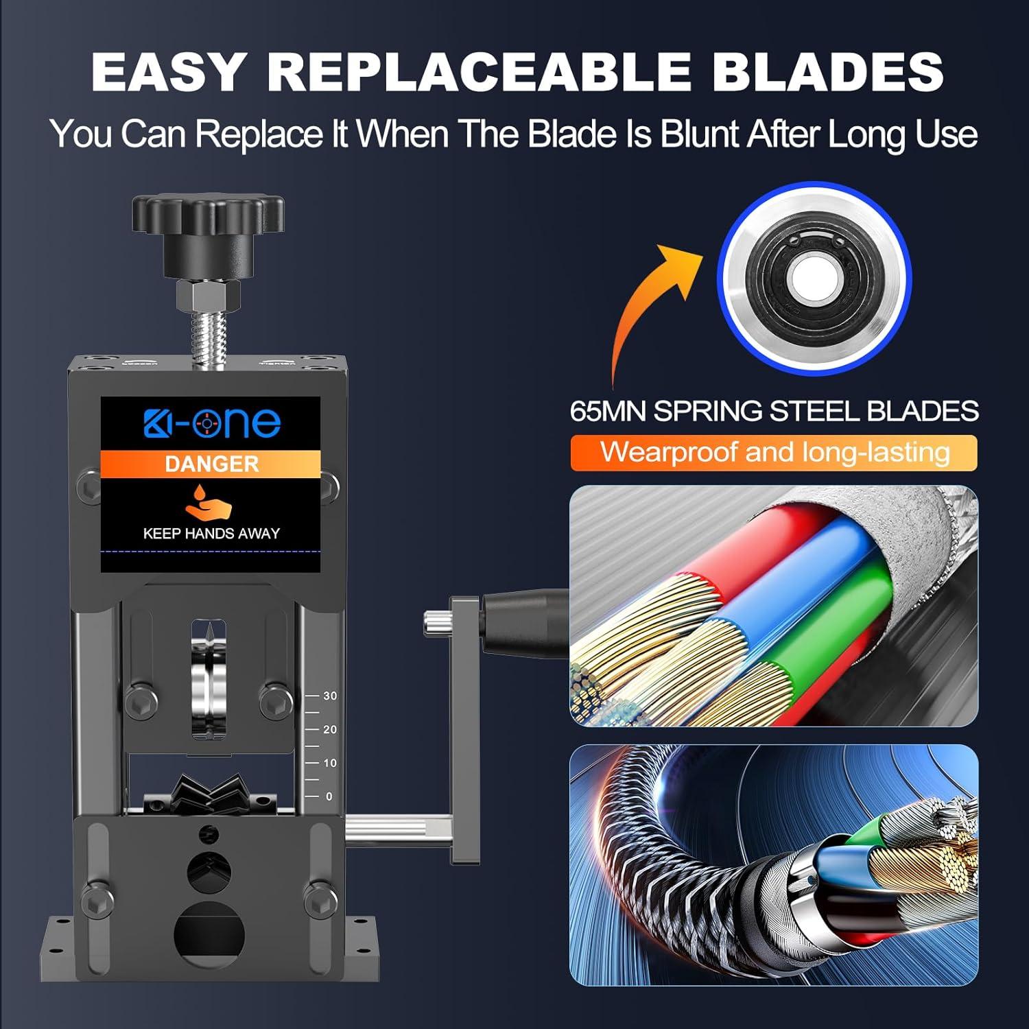 Máquina Manual de Desforrado de Cables KO-ONE 1.5-30mm