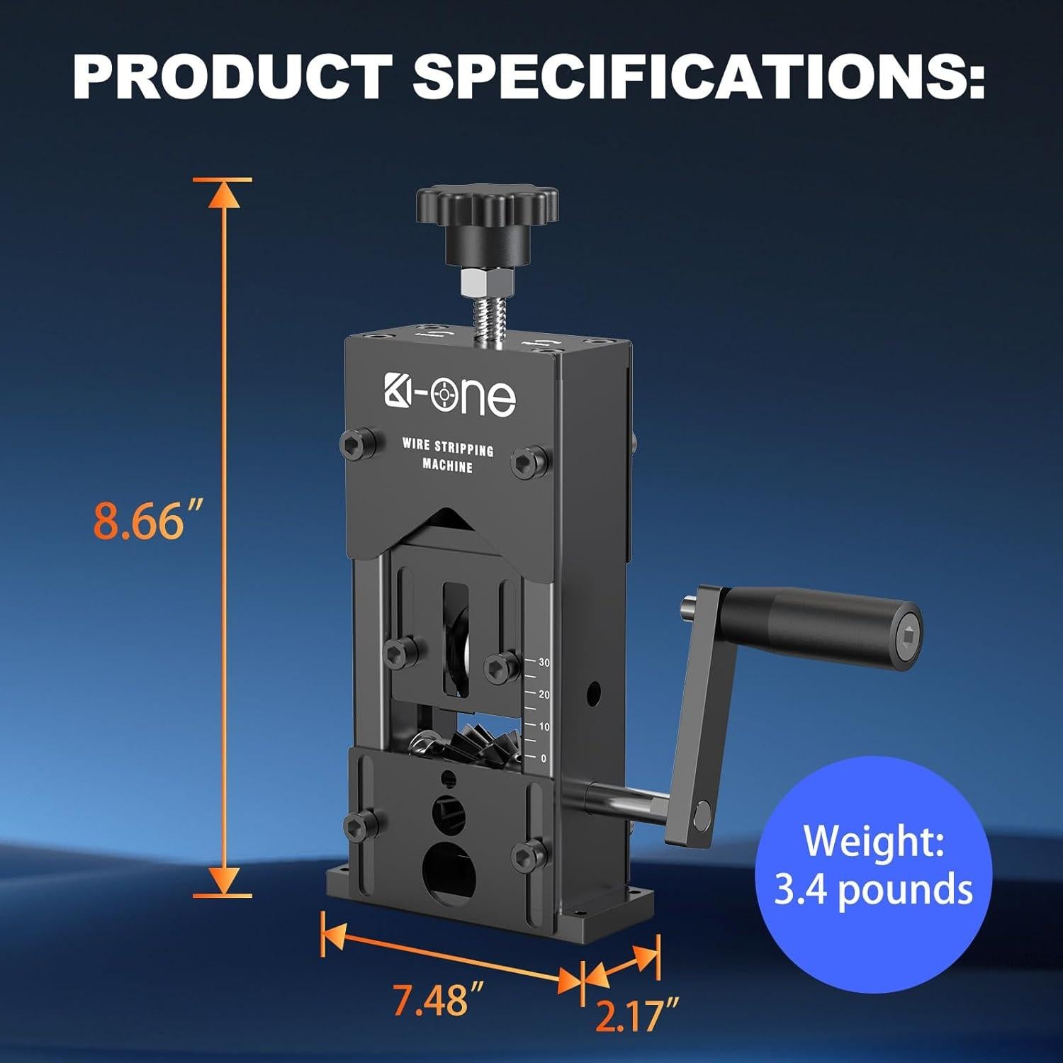 Máquina Manual de Desforrado de Cables KO-ONE 1.5-30mm