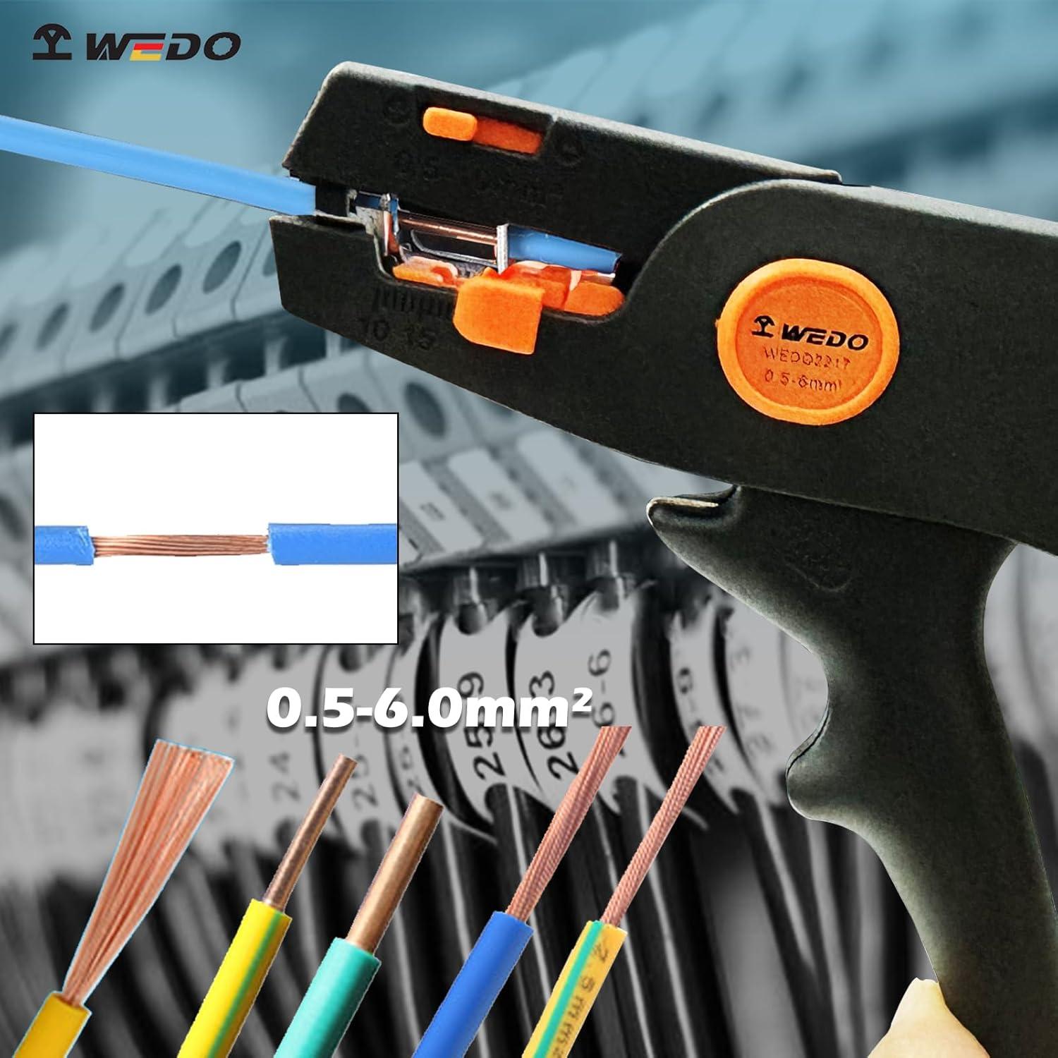 Cortador y Destripador de Cables Automático WEDO 190mm Cr-V