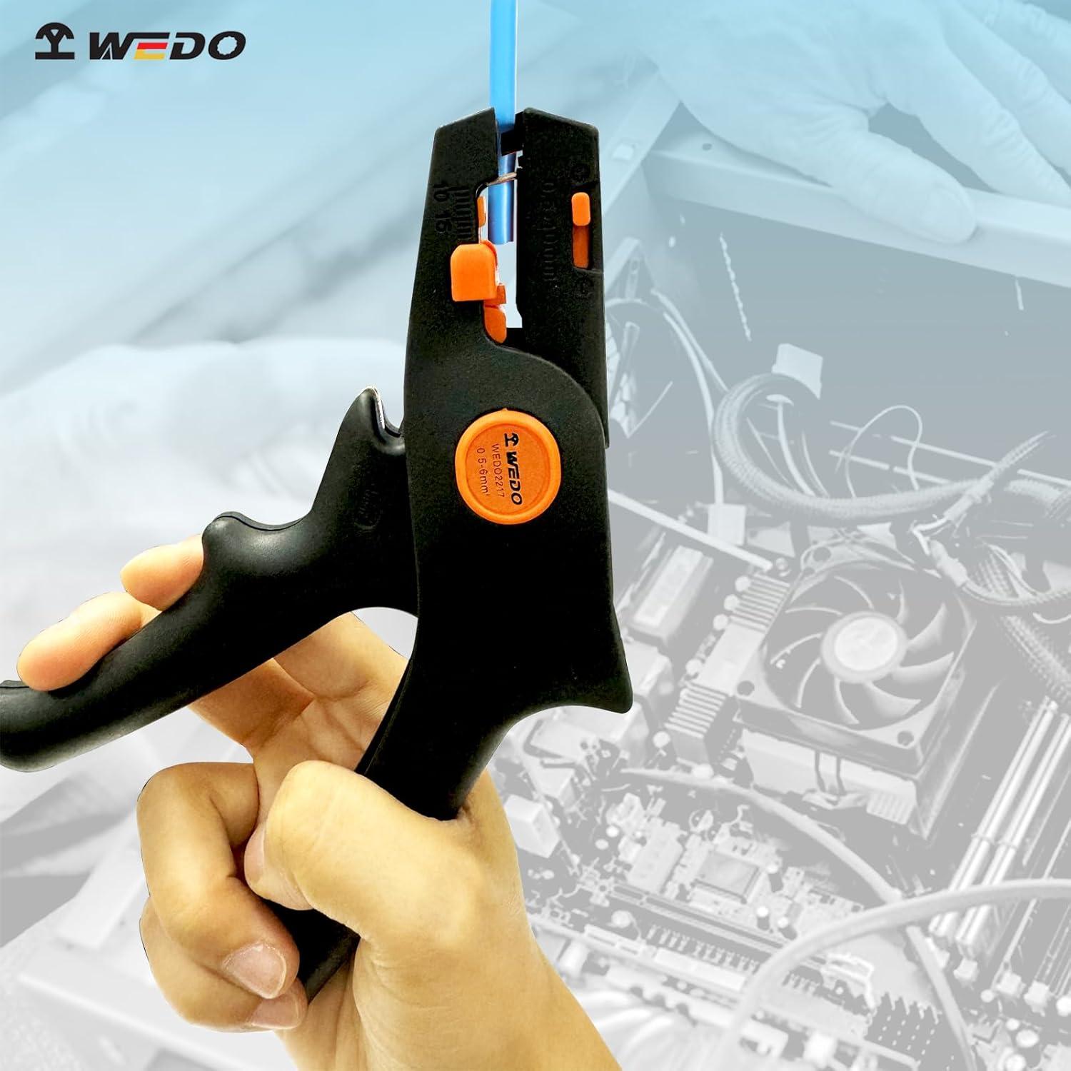 Cortador y Destripador de Cables Automático WEDO 190mm Cr-V