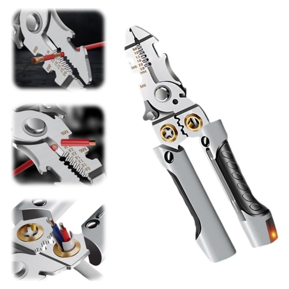 Pelacables Multifuncional 21 en 1 BusyLive - Acero de Cromo-Vanadio