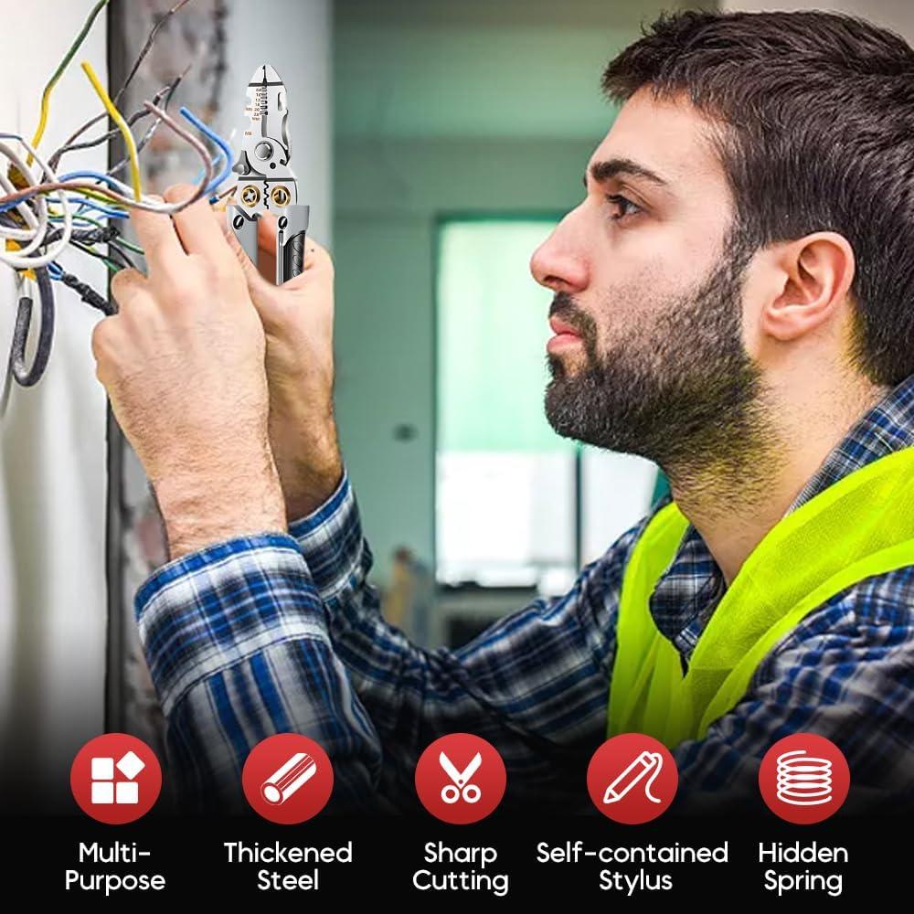 Pelacables Multifuncional 21 en 1 BusyLive - Acero de Cromo-Vanadio