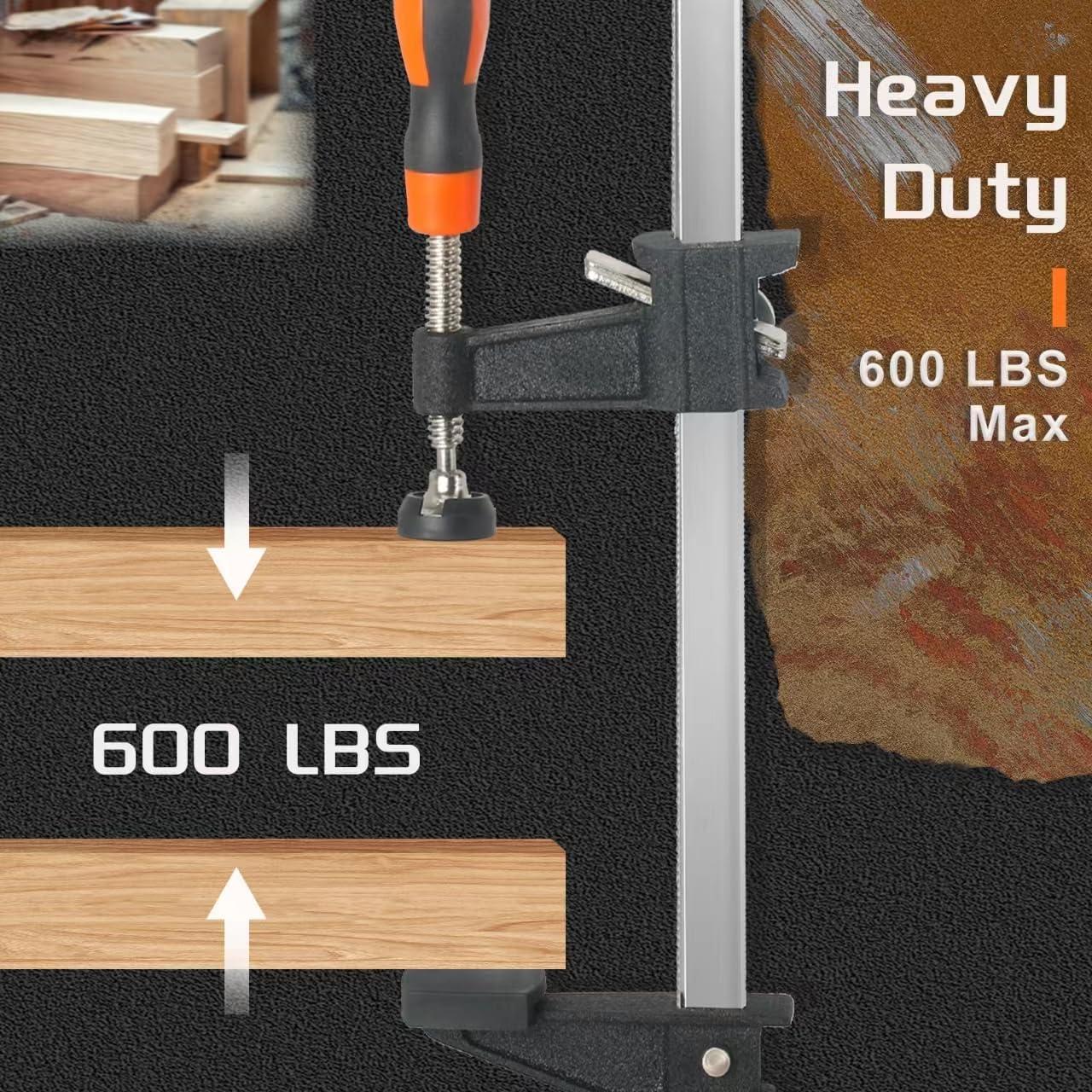 Grapas de Carpintería ACOSEA 91.44 cm Ajustables Paquete 4