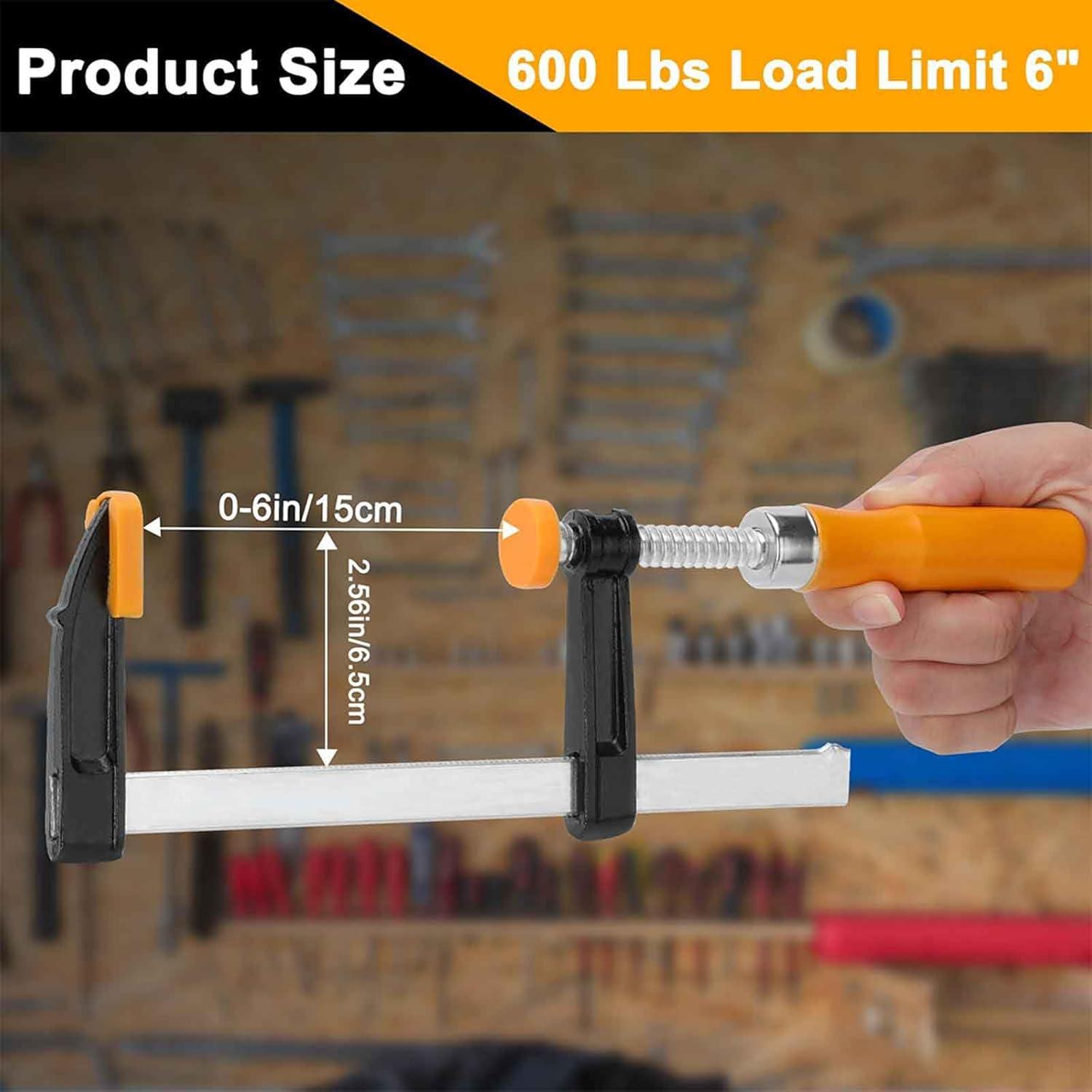 Garras de barra 15.24 cm WiseLifeTech - 4-pack 136 kg