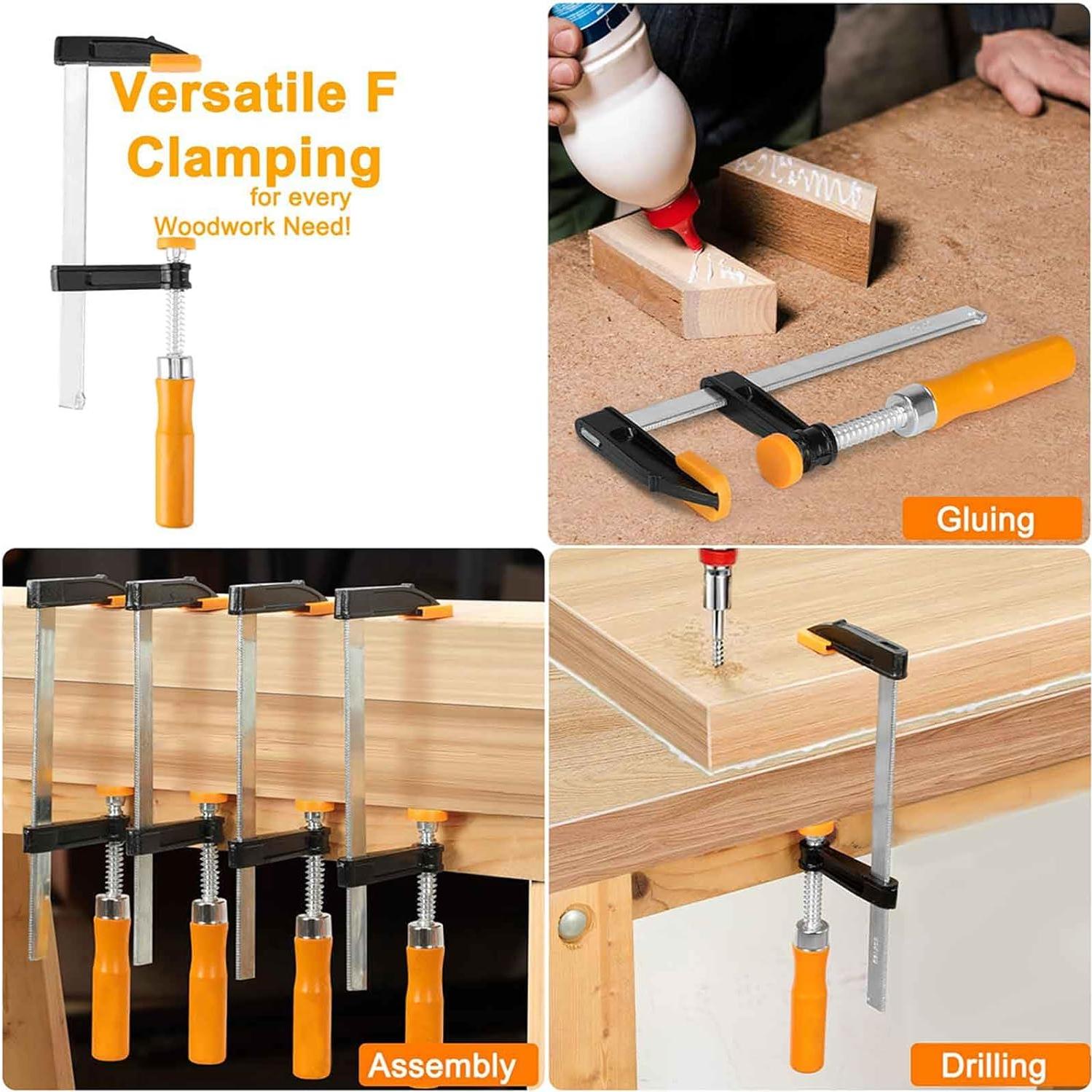 Garras de barra 15.24 cm WiseLifeTech - 4-pack 136 kg