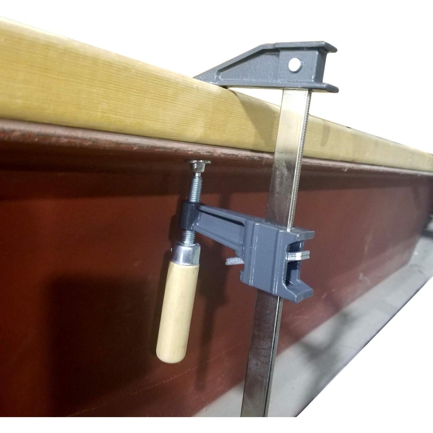 Juego de 4 abrazaderas de barra EDMBG 61 cm con trinquete