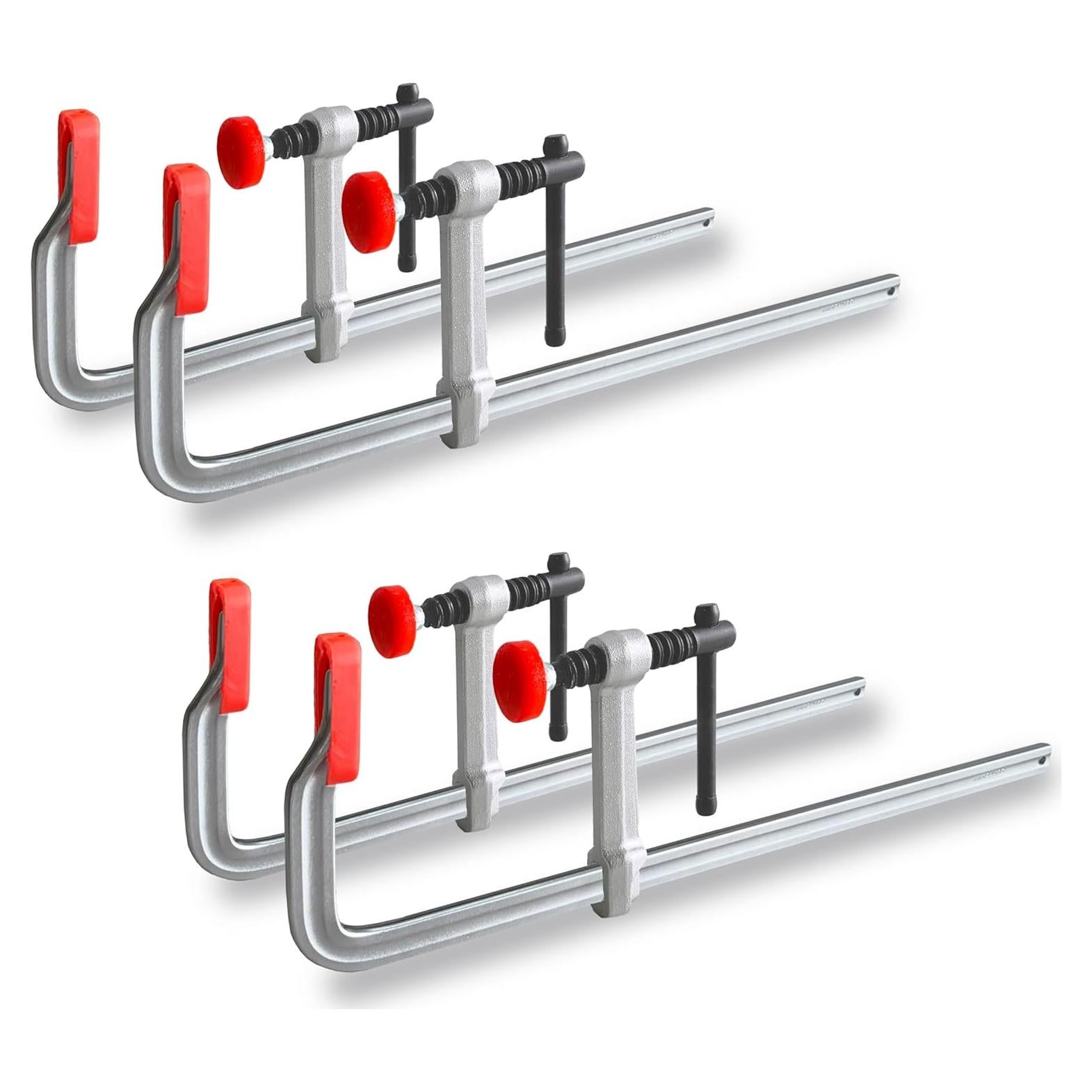 Juego de 4 Abrazaderas F HimaPro 12" Acero Forjado 272 kg