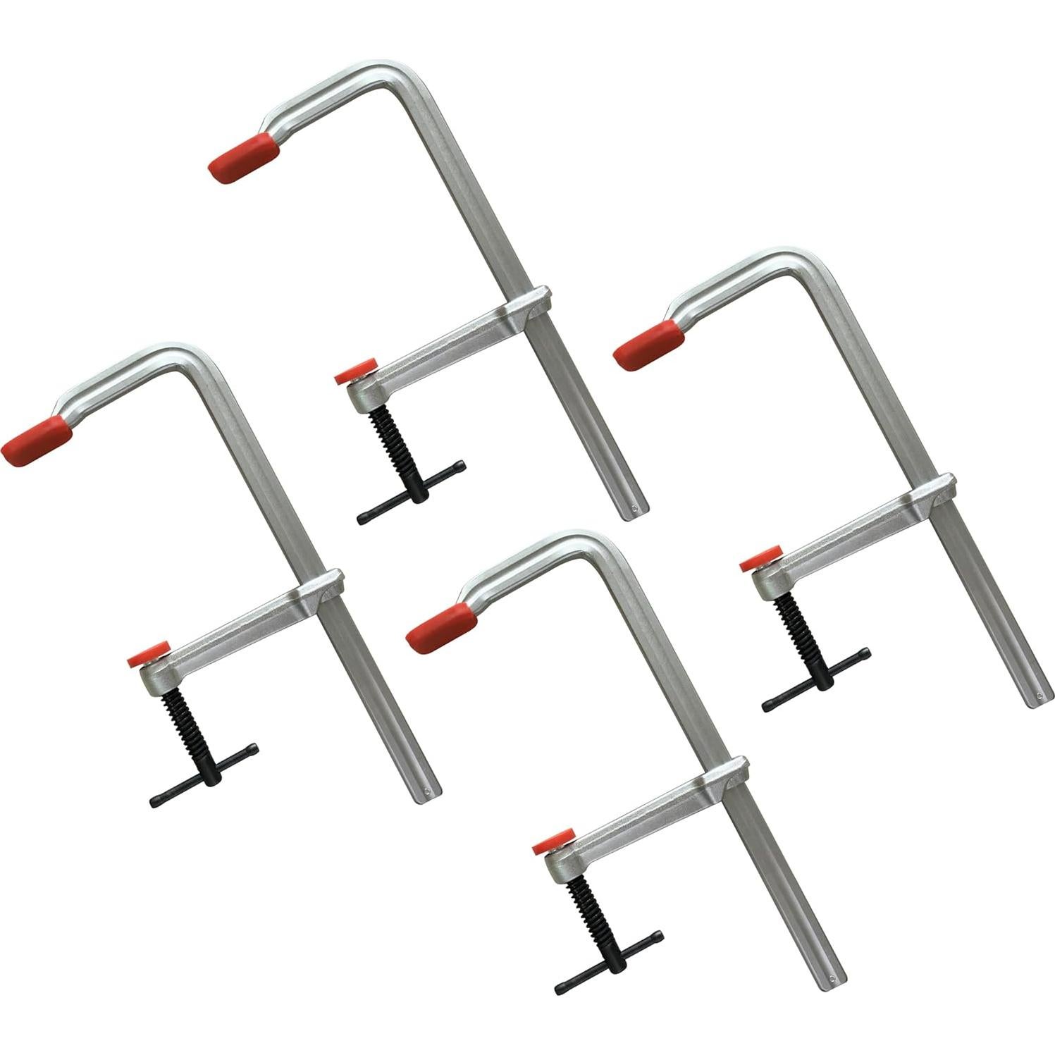 Juego de 4 Abrazaderas F HimaPro 12" Acero Forjado 272 kg