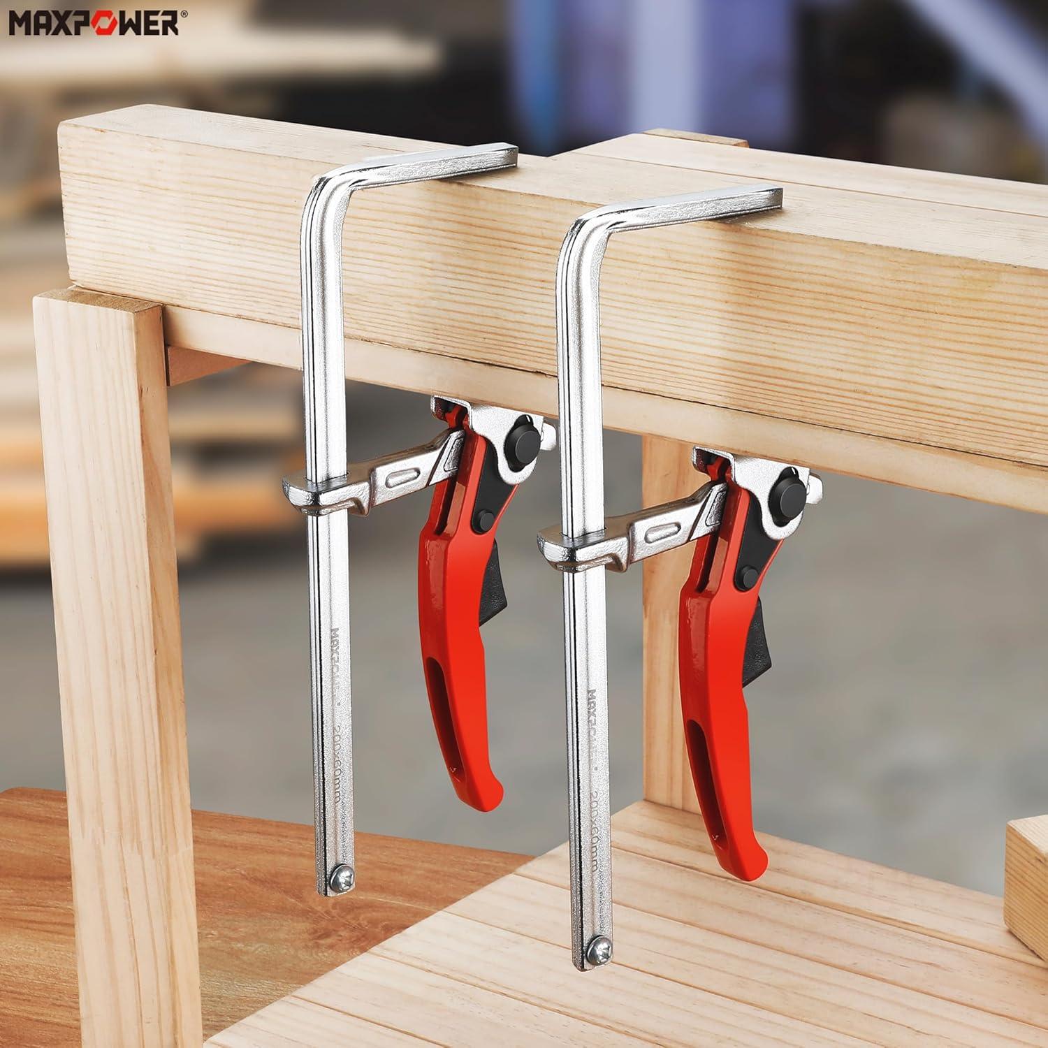 Abrazadera de Mesa MAXPOWER 20 cm 240 kg Rápida Engranaje