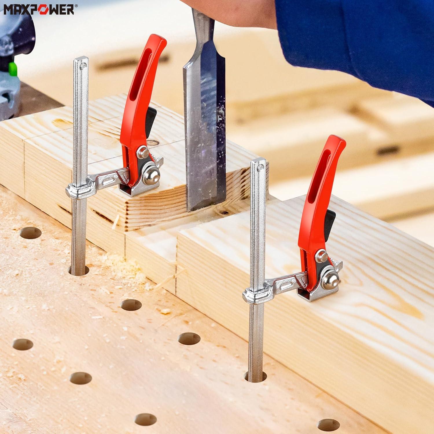 Abrazadera de Mesa MAXPOWER 20 cm 240 kg Rápida Engranaje