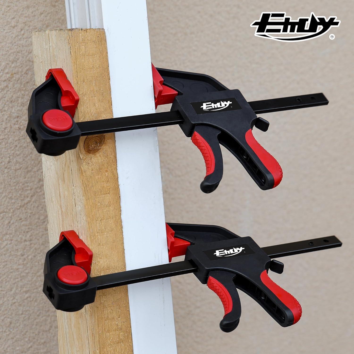 Juego de 4 Abrazaderas de Barra EHDY 15 cm Carga 77 kg