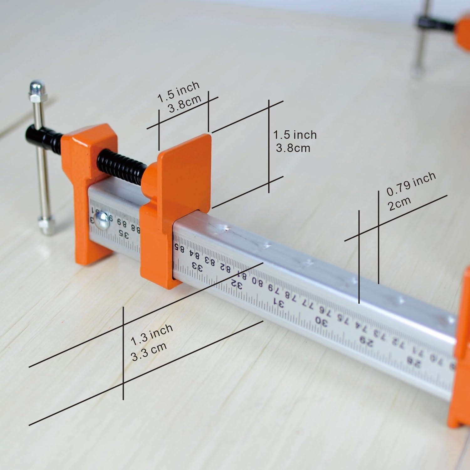 Abrazaderas de Barrotes FEIRONG 24" 2-Pack Alta Resistencia