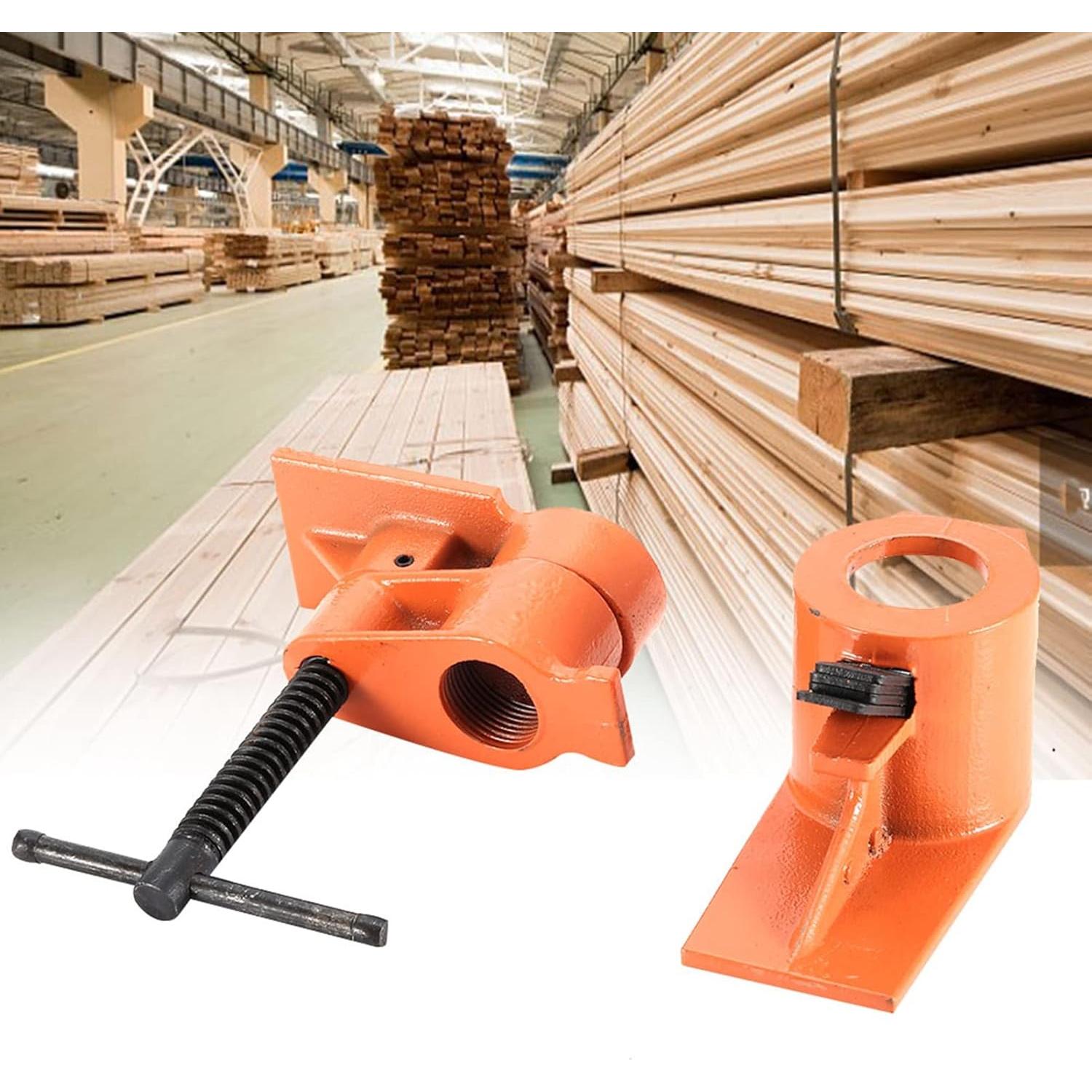 Abrazadera de Tubo de Acero Fundido Ejoyous 1 Pulgada Liberación Rápida