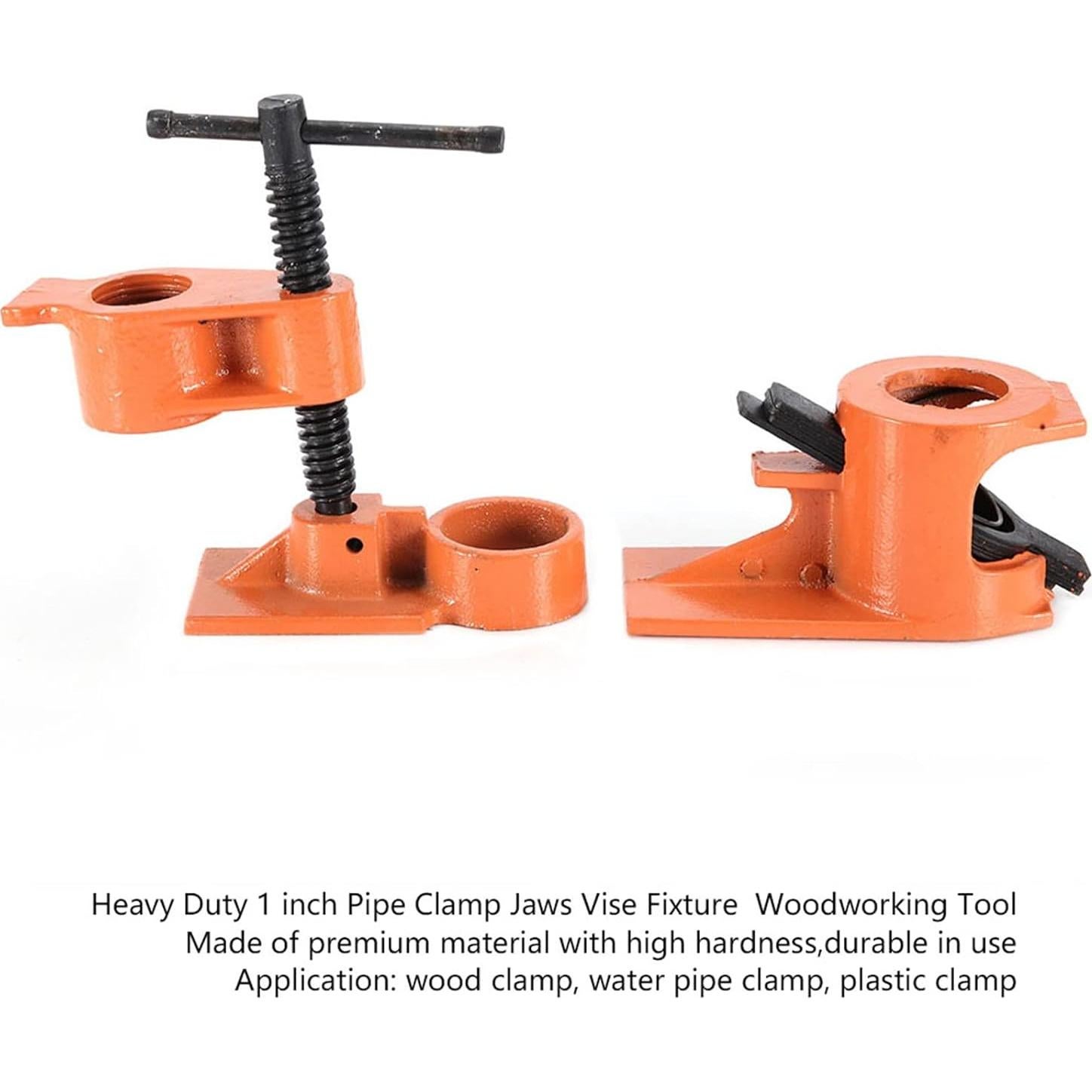 Abrazadera de Tubo de Acero Fundido Ejoyous 1 Pulgada Liberación Rápida