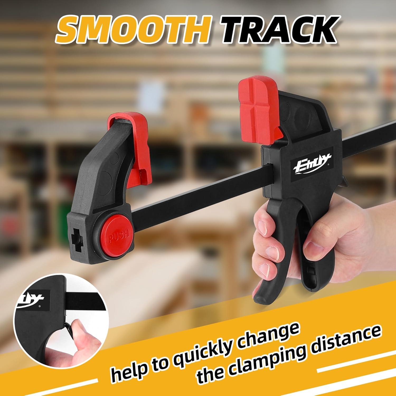 Abrazaderas de Barra EHDY 30 cm Juego de 4, 77 kg