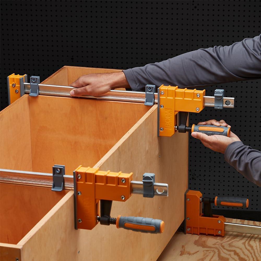 Juego de Abrazaderas Paralelas BORA 31" 2 Piezas 500 kg