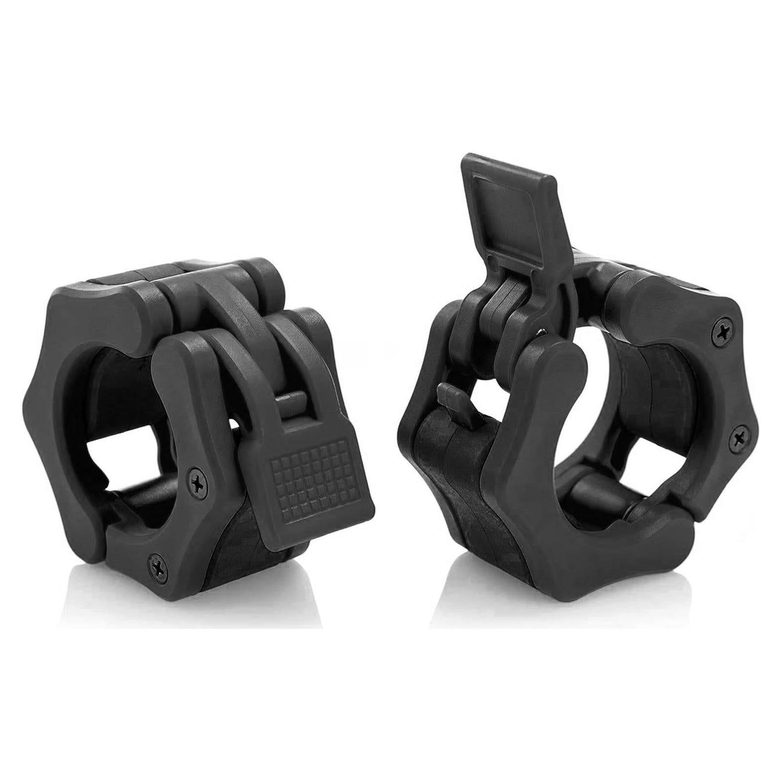 Abrazaderas de barra olímpica Hacuba Fitness 2" negras