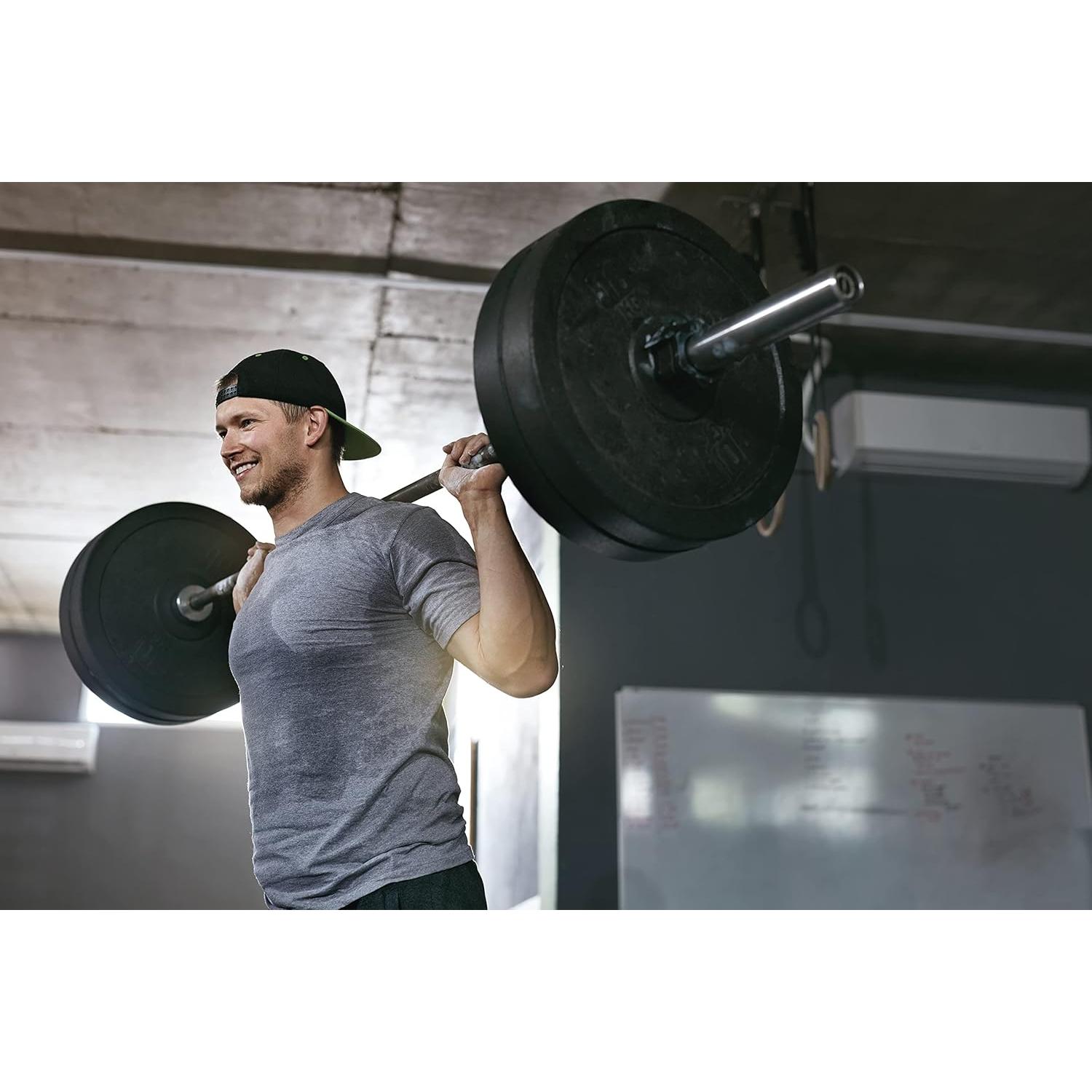 Abrazaderas de barra olímpica Hacuba Fitness 2" negras