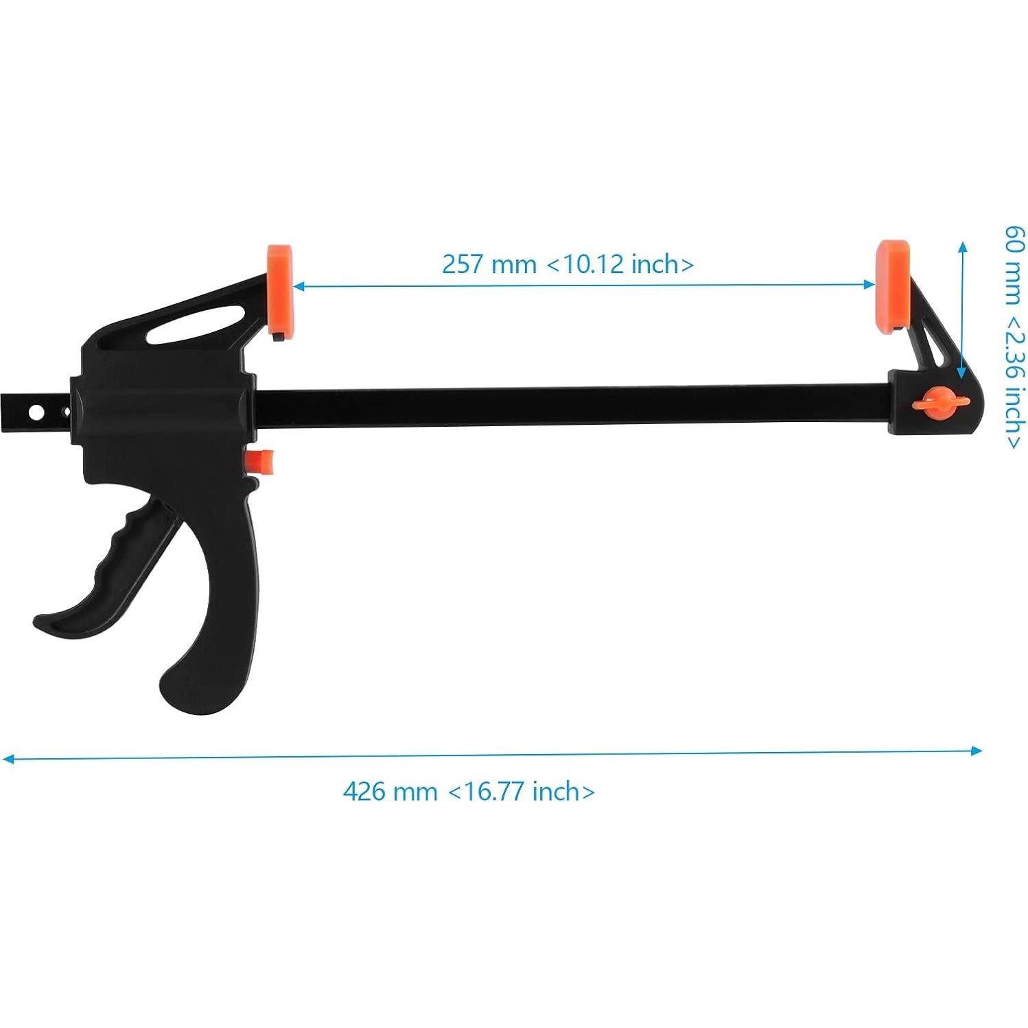 Paquete de 4 Abrazaderas de Barra 25.4 cm SEHOI con Separador 40.6 cm