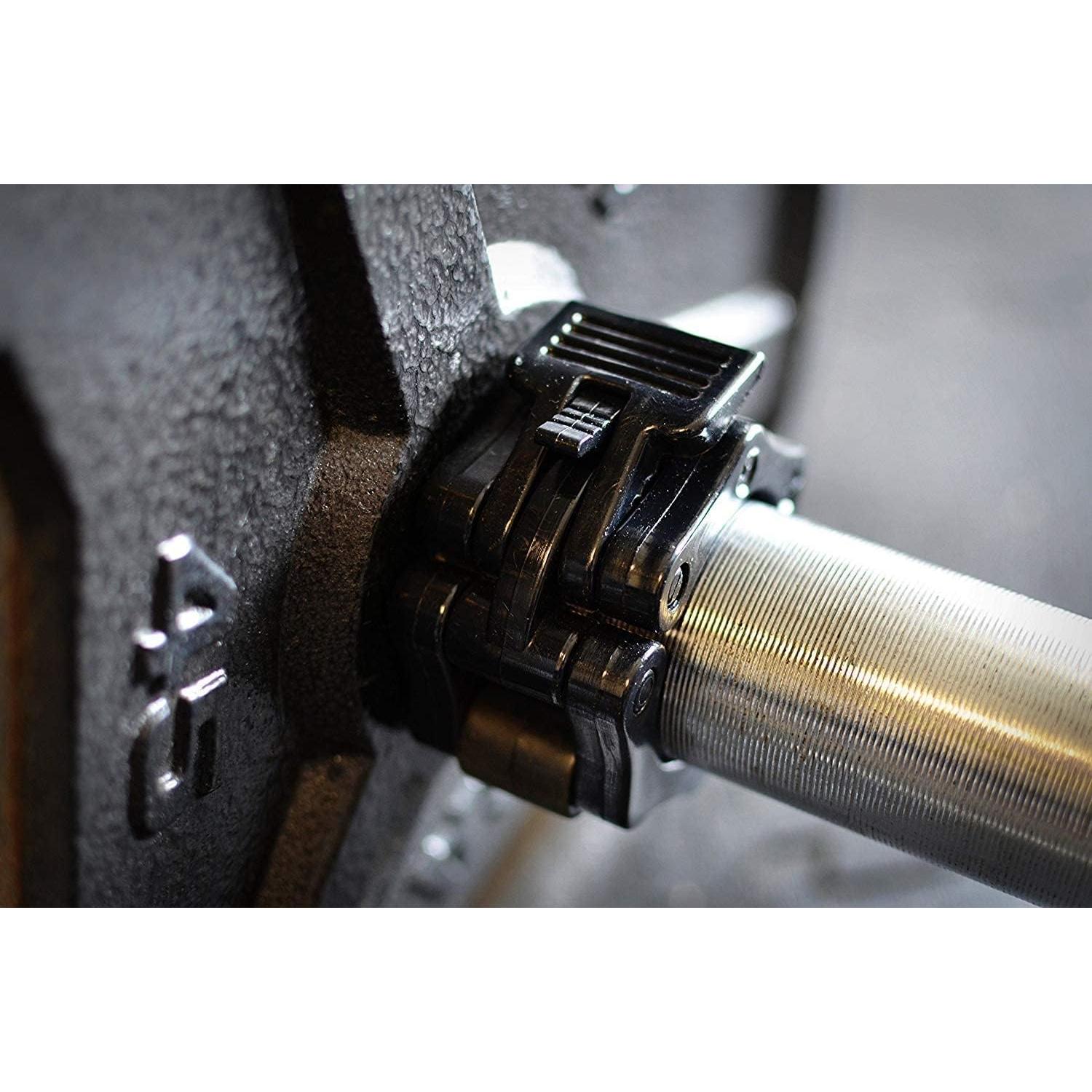 Abrazaderas de barra Clout Fitness para barra de 5.08 cm