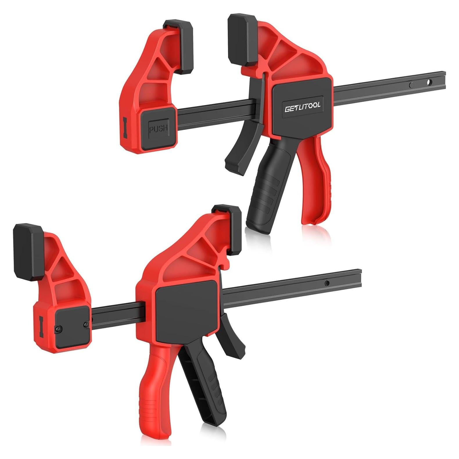 Abrazaderas de Carpintería GETLITOOL 6 Pulgadas 2 Pcs 165 lbs