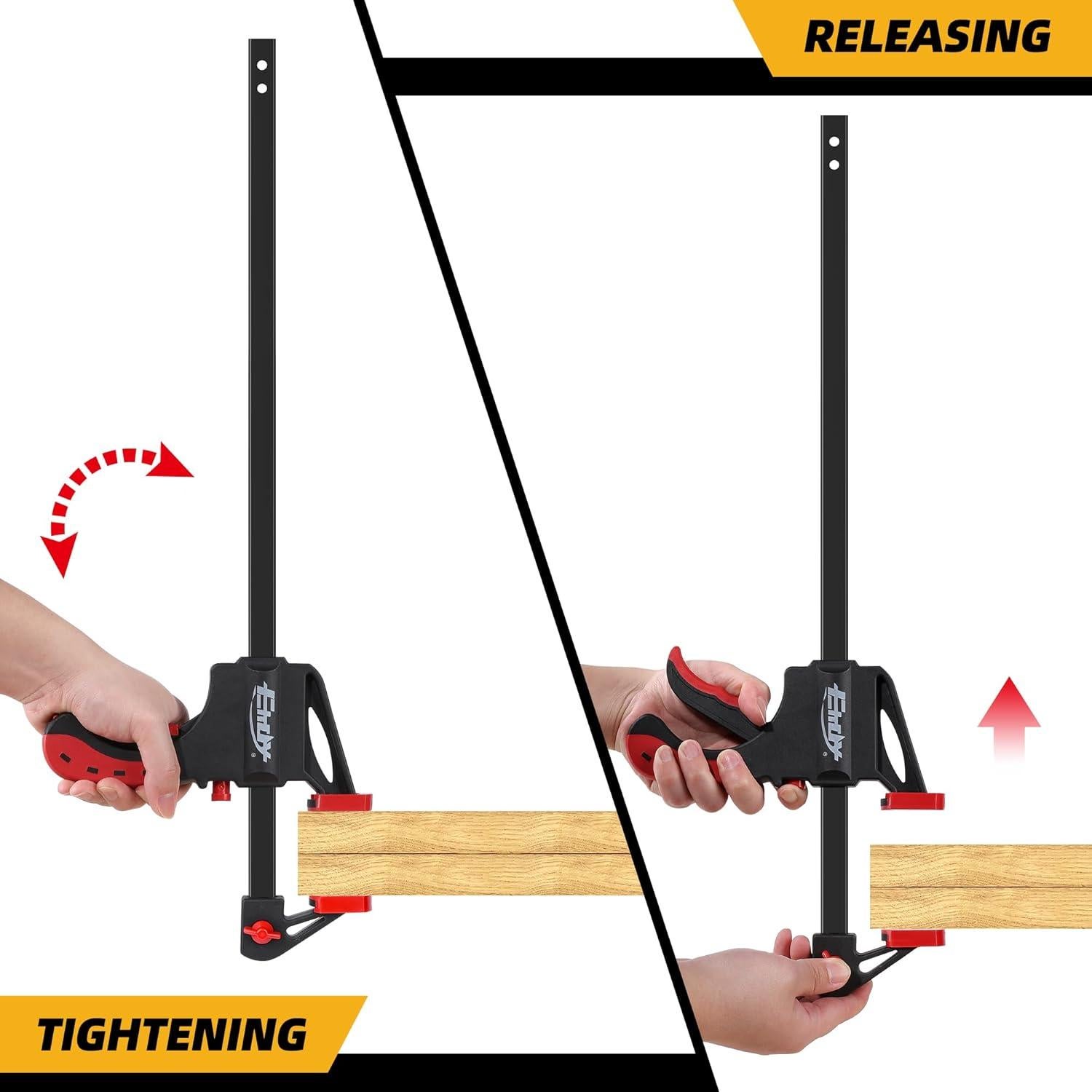 Garras de barra EHDY 24" (60.96 cm) 2 piezas abrazadera F