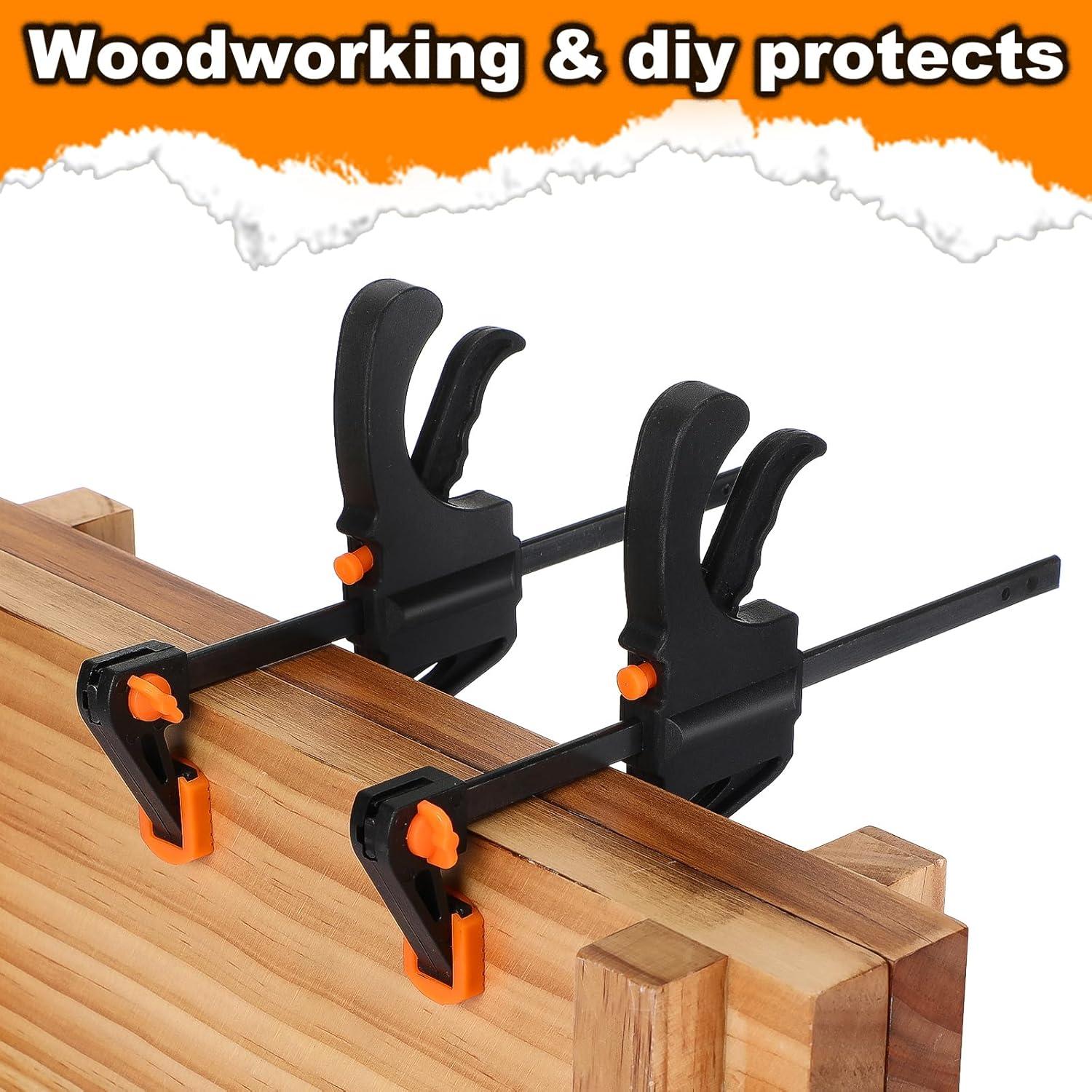 Abrazaderas de Barra 18 Pcs 10.16 cm Lasnten para Carpintería