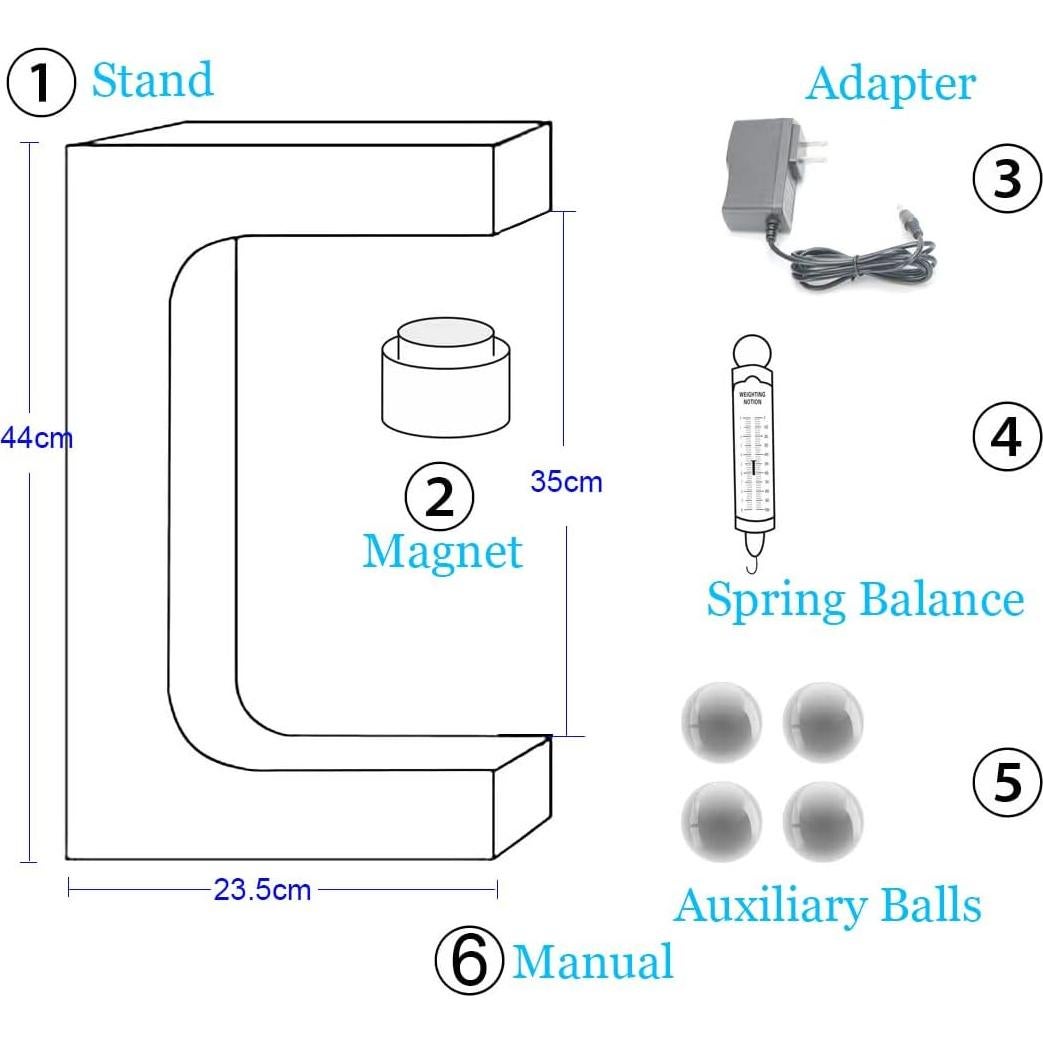 Soporte Flotante Magnético GLEGLE para Zapatillas Talla 13