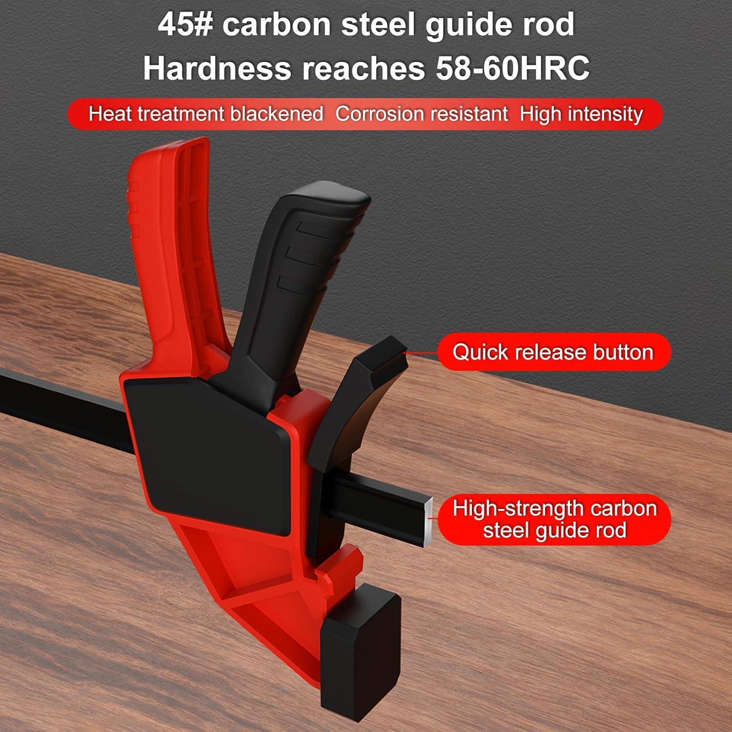 Juego de Abrazaderas F TUMAN Pro 6" y 12" - 68 kg de Fuerza