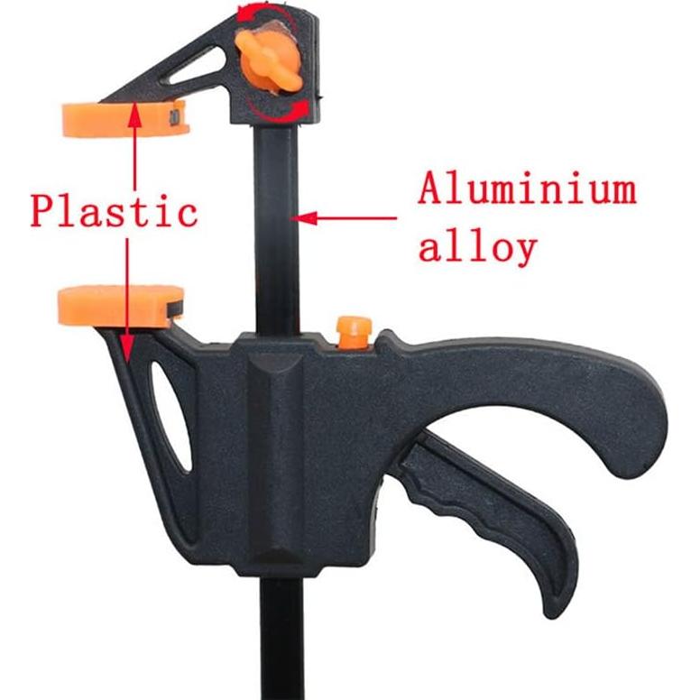 Abrazaderas F Ximimark 2 PCS 10cm Rápido Liberación Carpintería