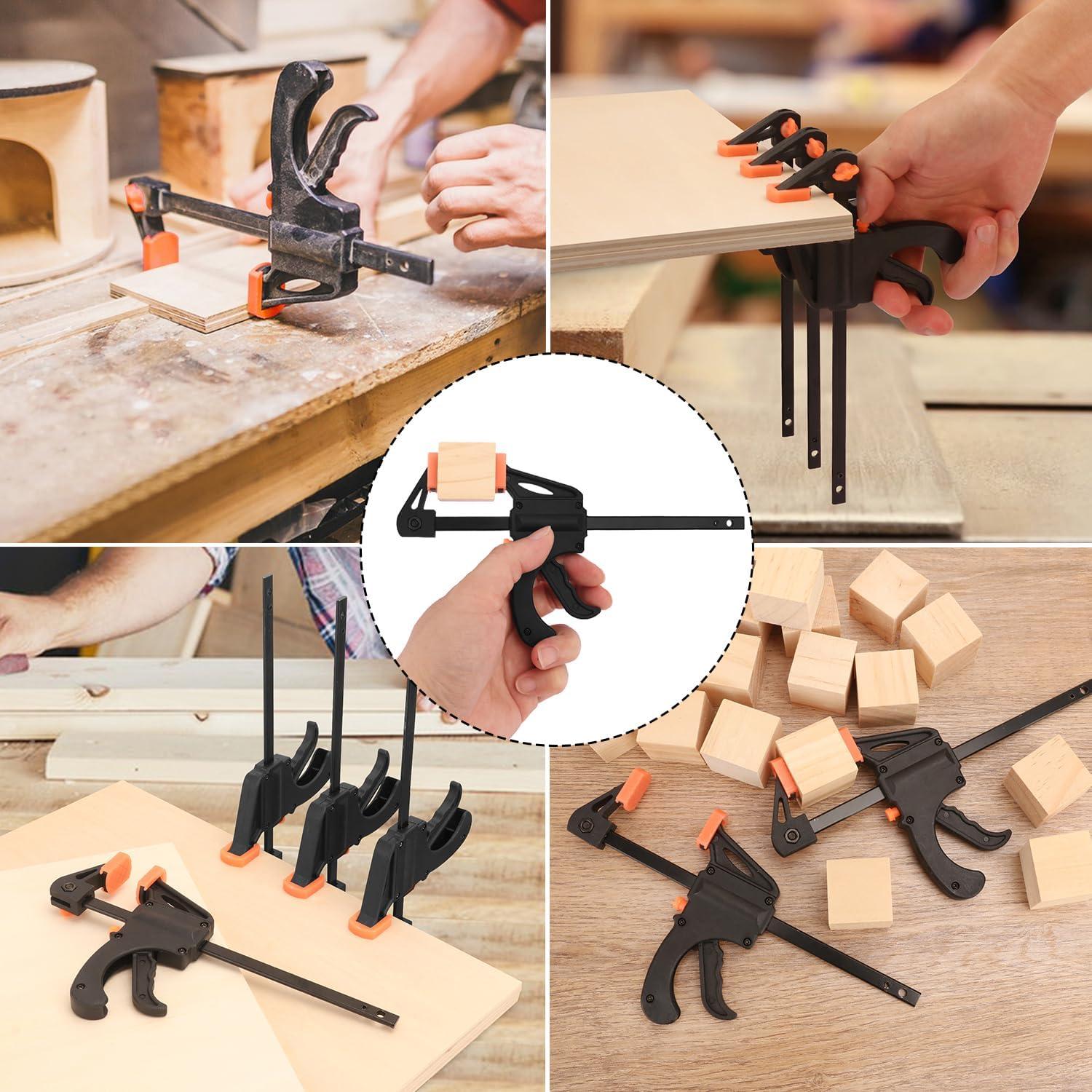 Paquete de 20 abrazaderas F GENHAKON 10.16 cm 31.75 kg