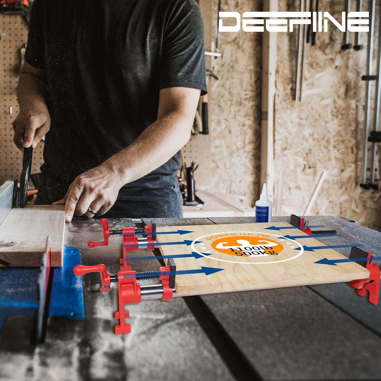 Juego de abrazaderas de tubo DEEFIINE 30" (76.2 cm) 2-Pack