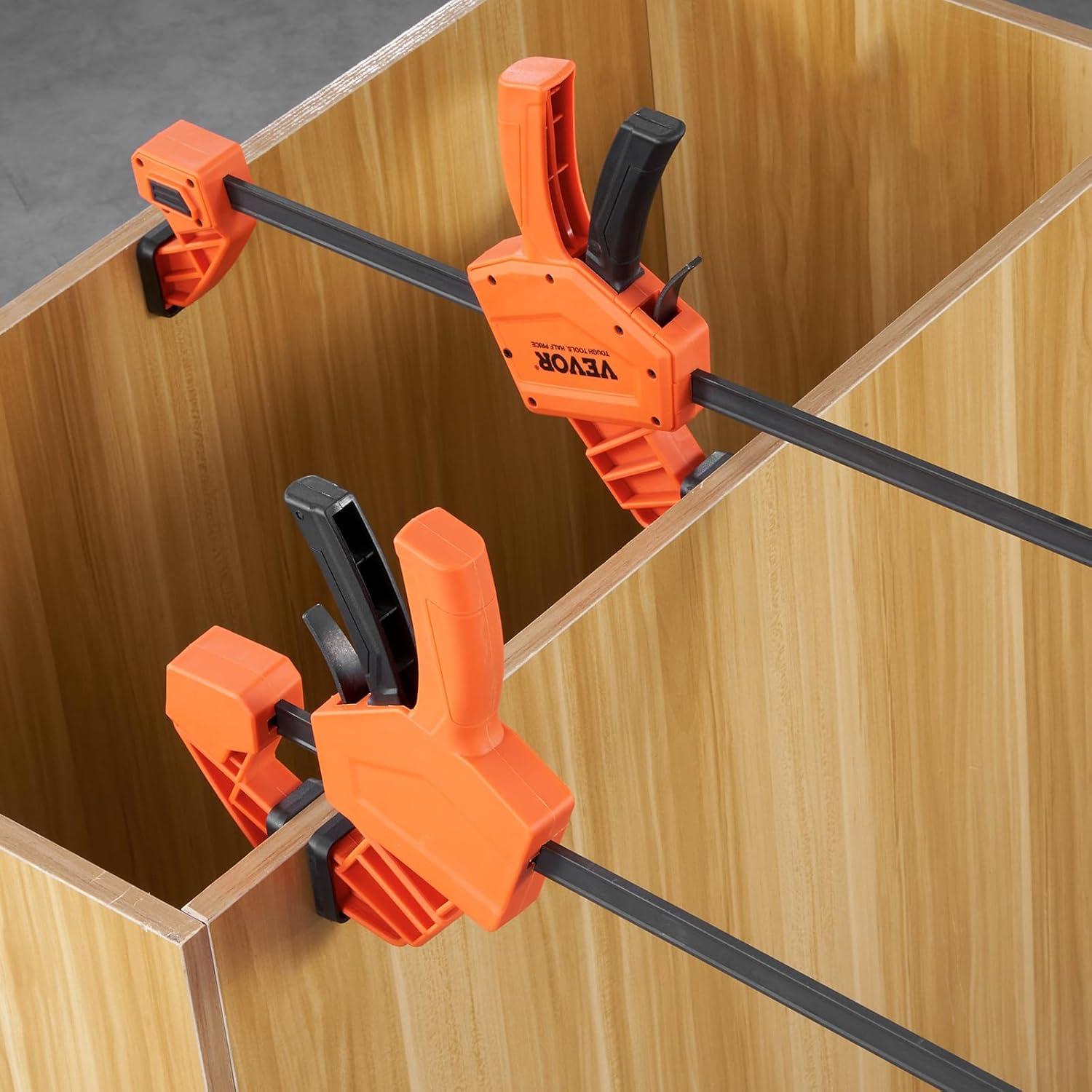 Abrazaderas de Barra VEVOR 61 cm 2-Pack con Carga 136 kg