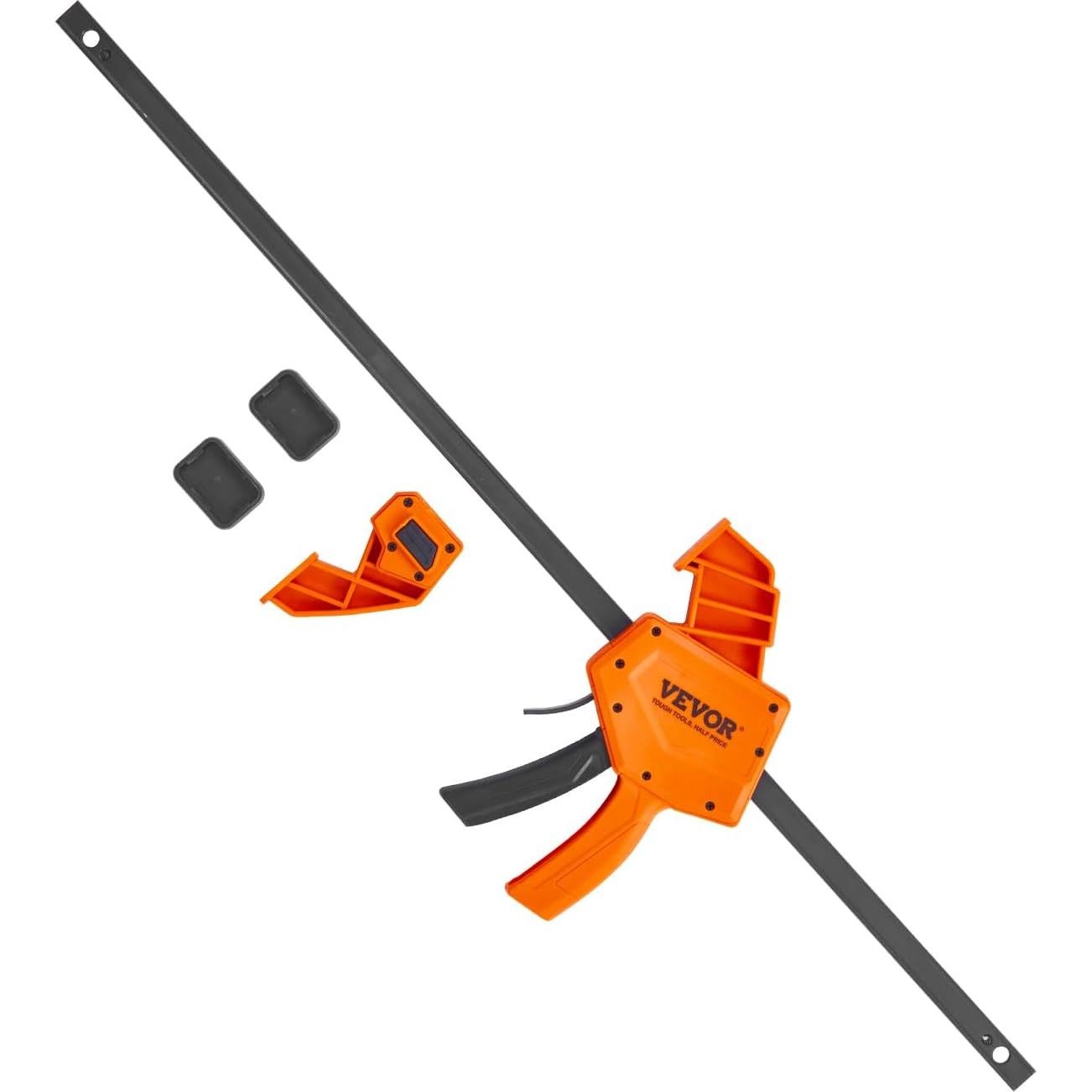 Abrazaderas de Barra VEVOR 61 cm 2-Pack con Carga 136 kg