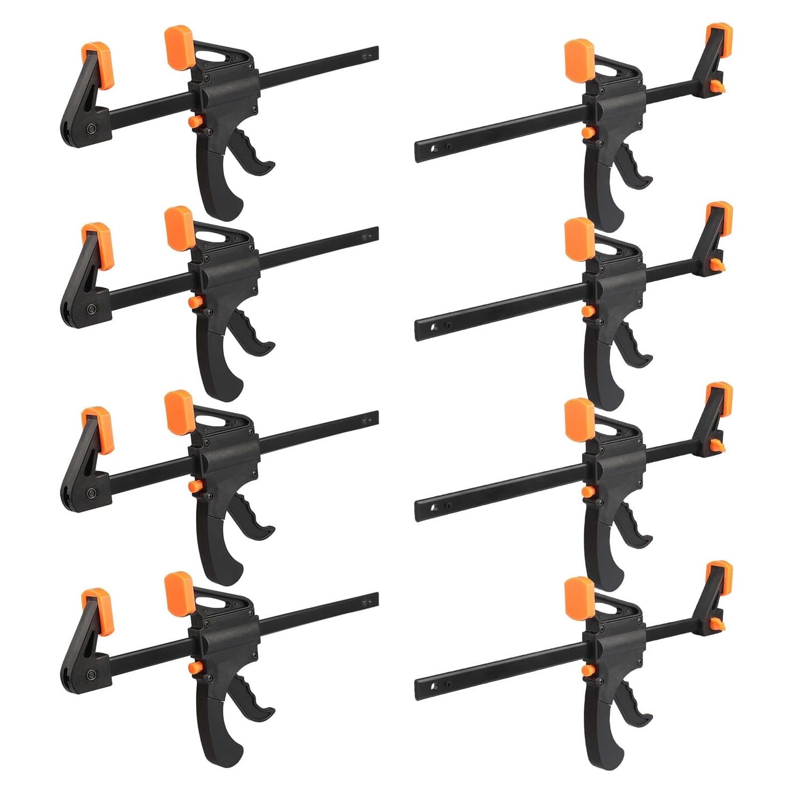 Paquete de 8 abrazaderas F GENHAKON 25.4 cm 300 kg uso medio